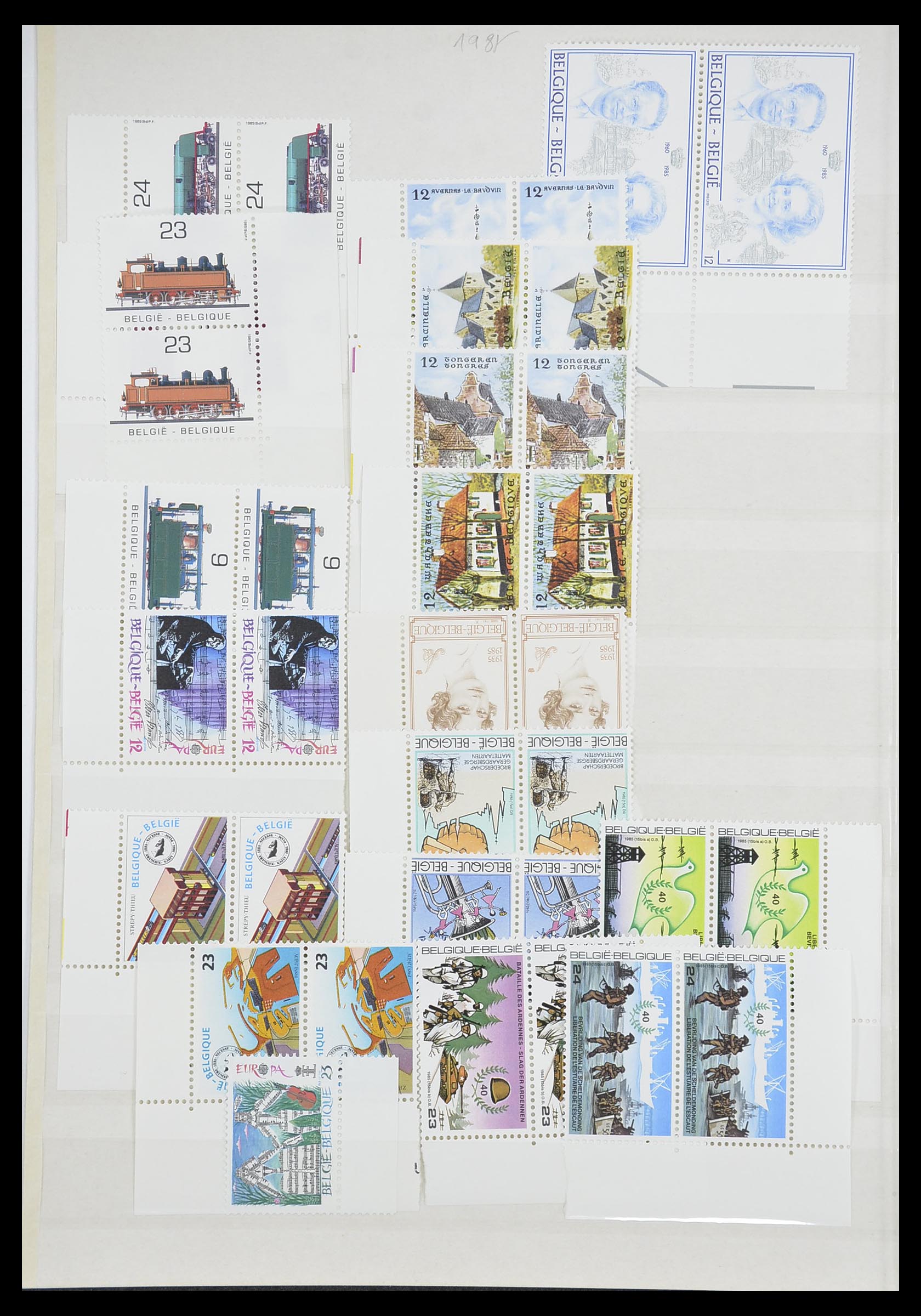 33743 033 - Stamp collection 33743 Belgium 1961-2000.