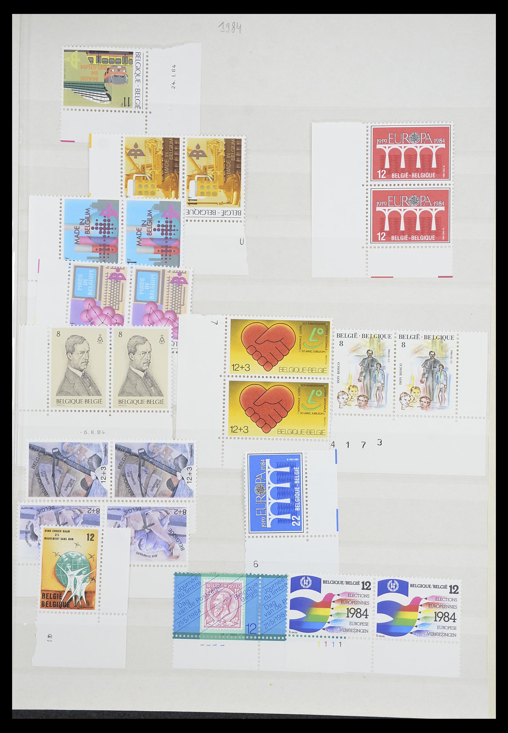 33743 034 - Postzegelverzameling 33743 België 1961-2000.