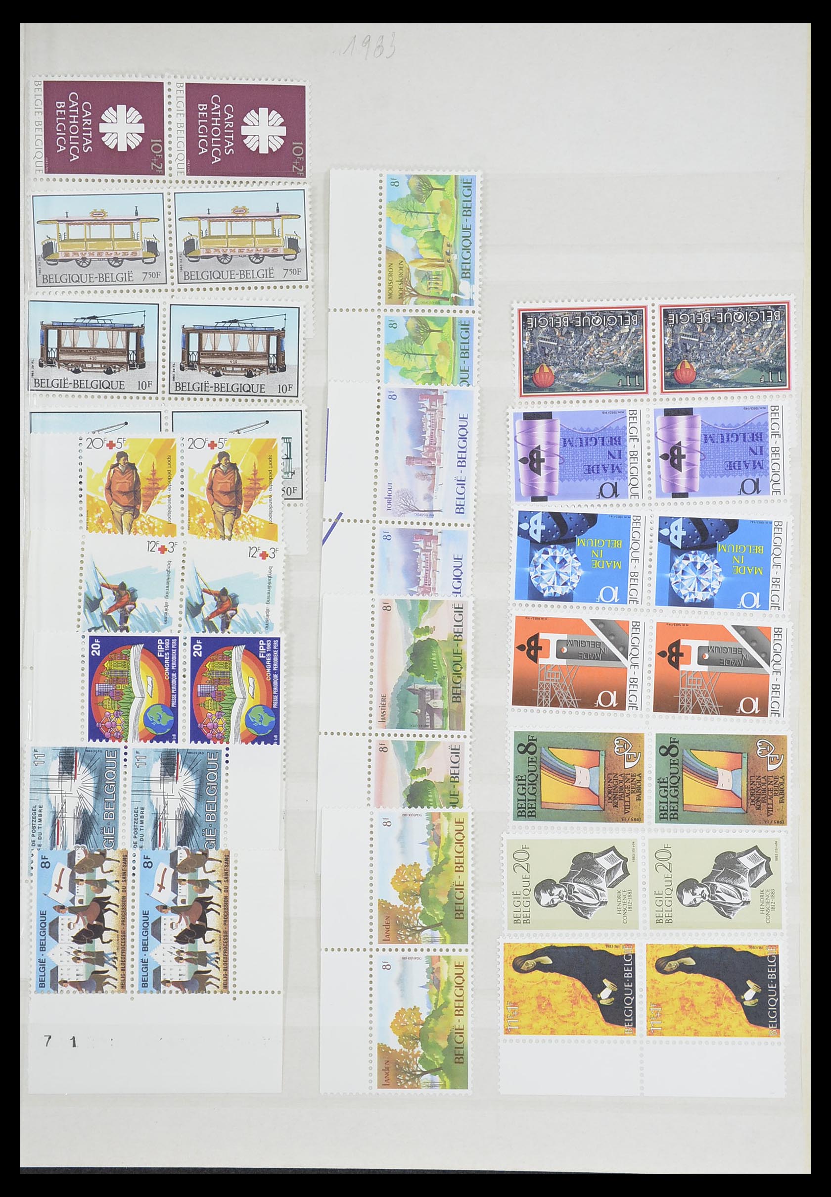 33743 036 - Stamp collection 33743 Belgium 1961-2000.