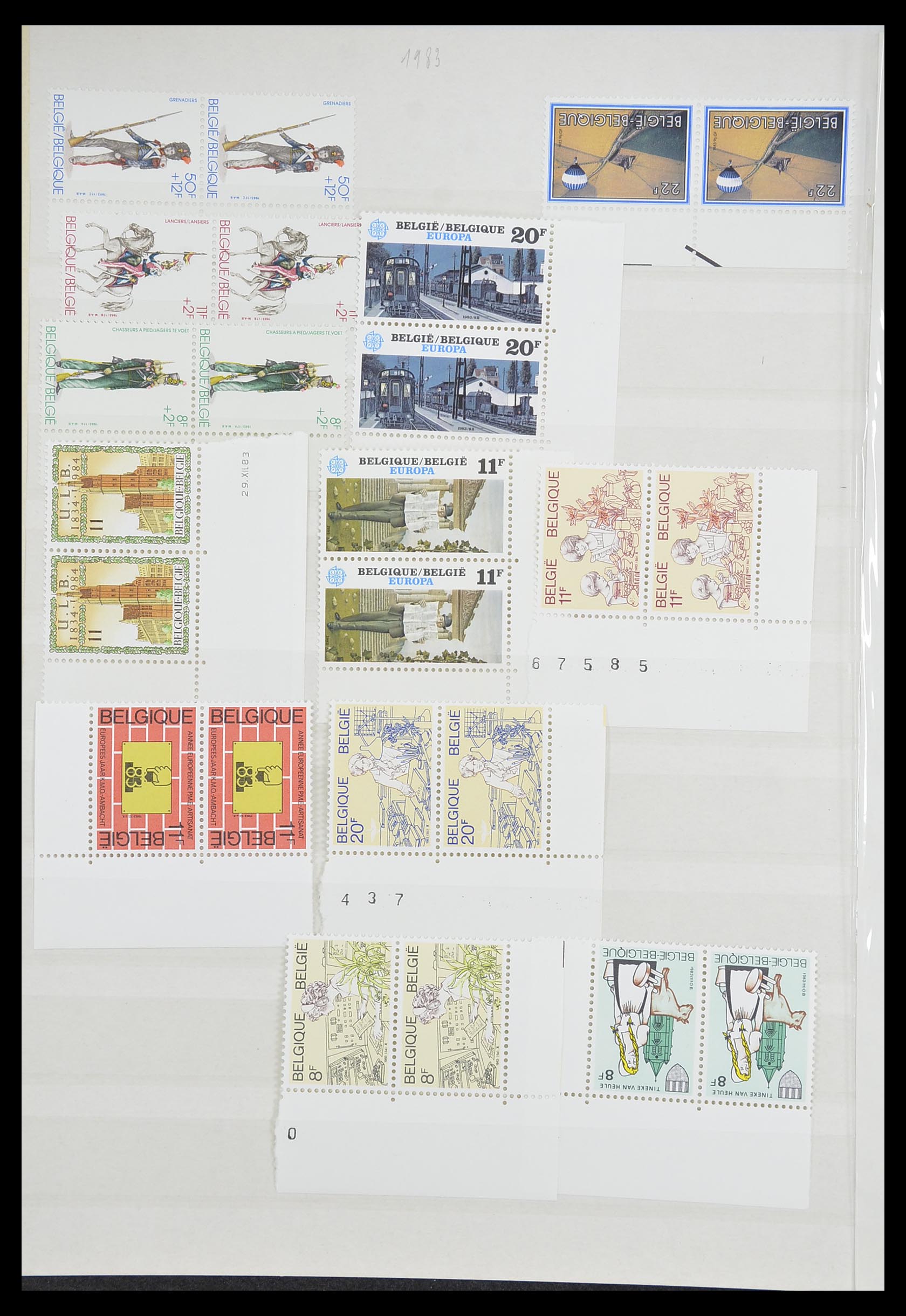33743 037 - Stamp collection 33743 Belgium 1961-2000.
