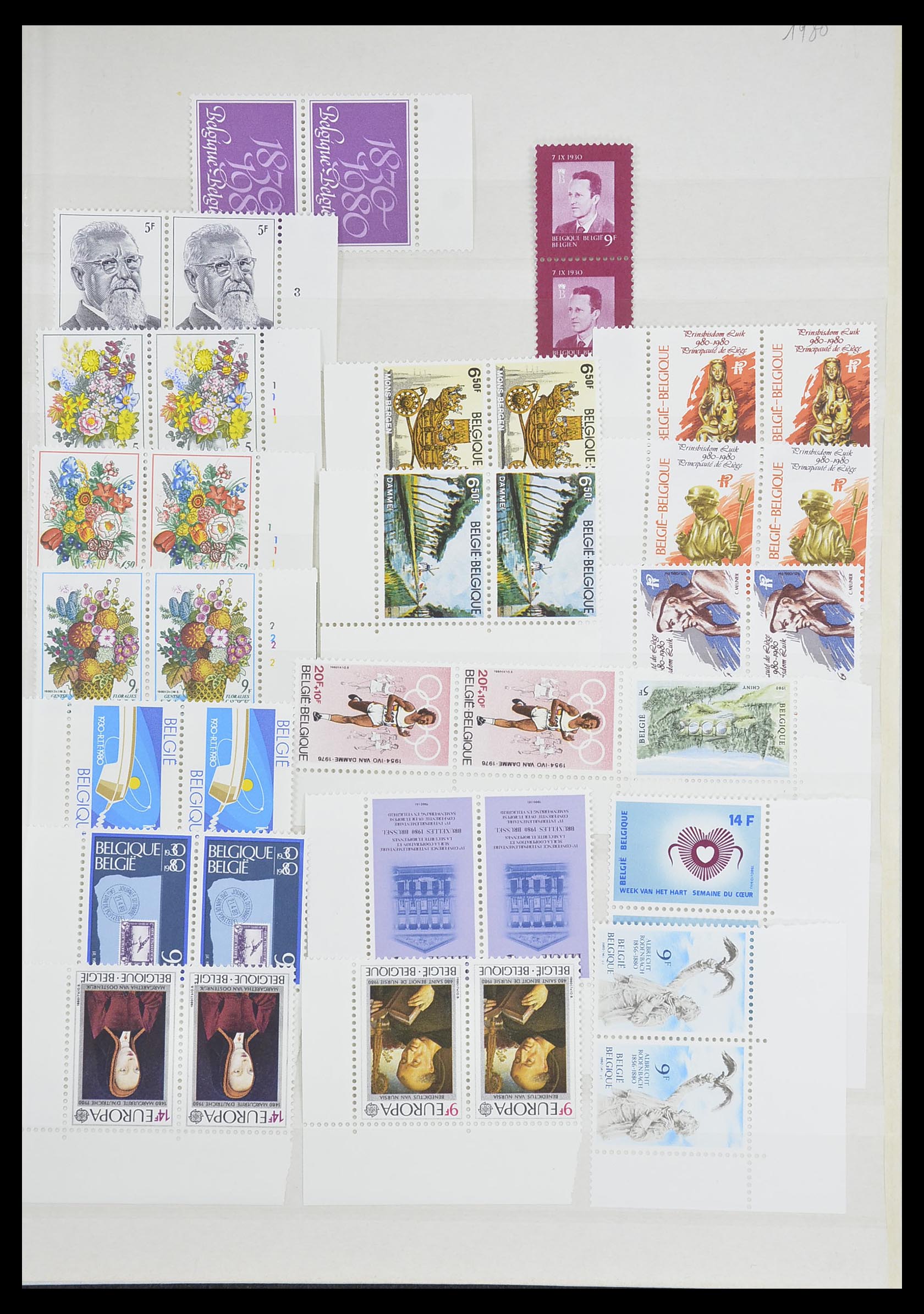33743 042 - Stamp collection 33743 Belgium 1961-2000.