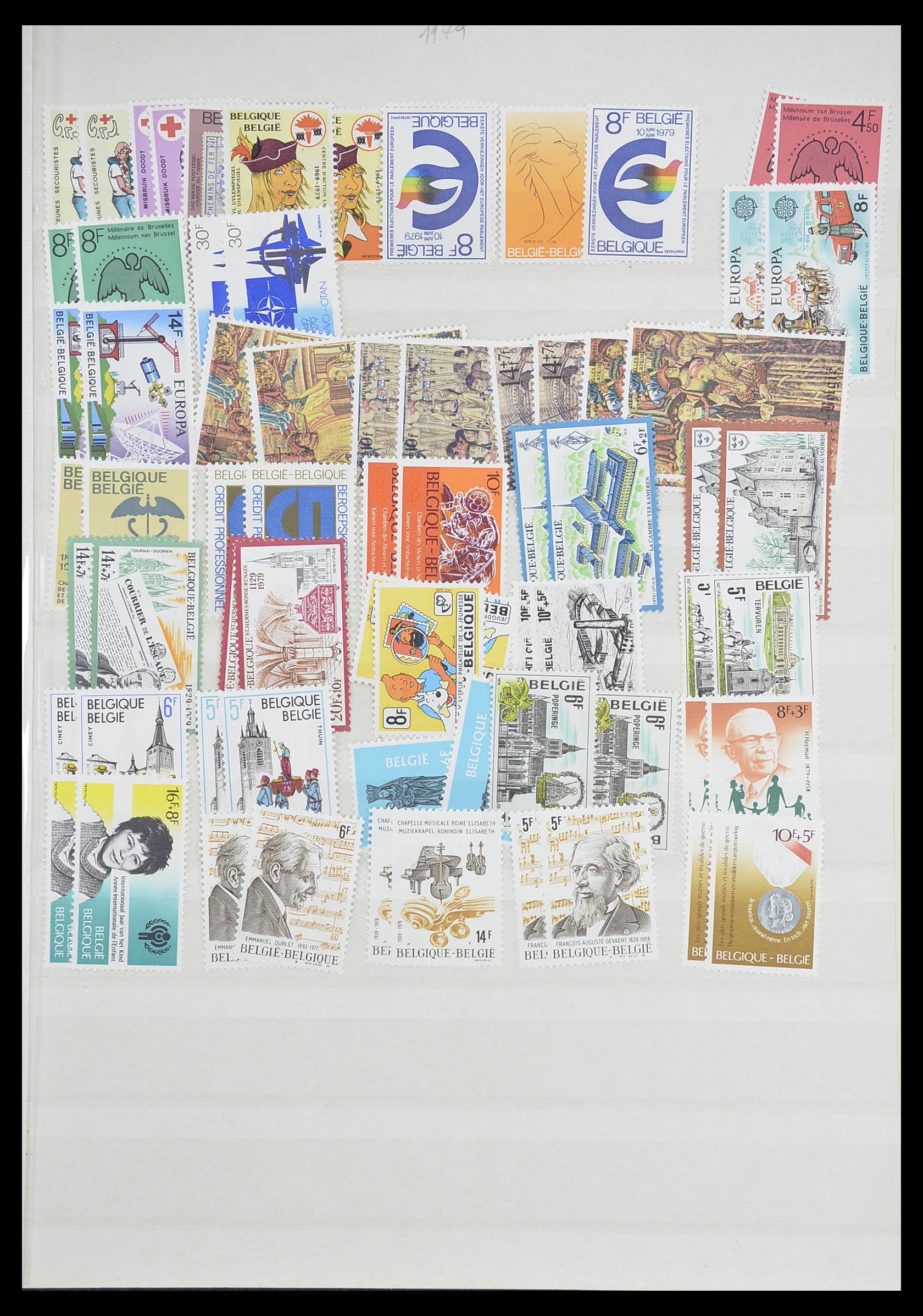 33743 044 - Postzegelverzameling 33743 België 1961-2000.