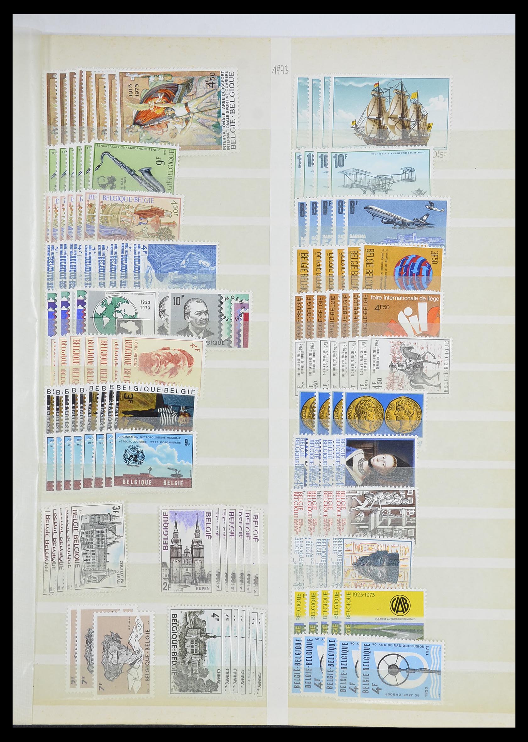 33743 055 - Postzegelverzameling 33743 België 1961-2000.