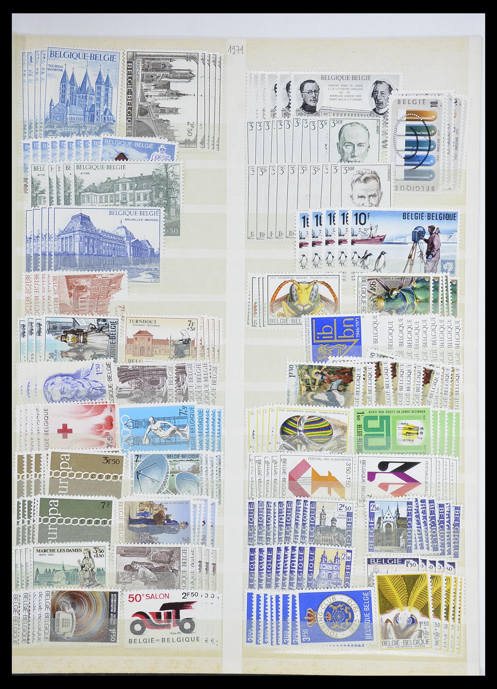 33743 059 - Postzegelverzameling 33743 België 1961-2000.