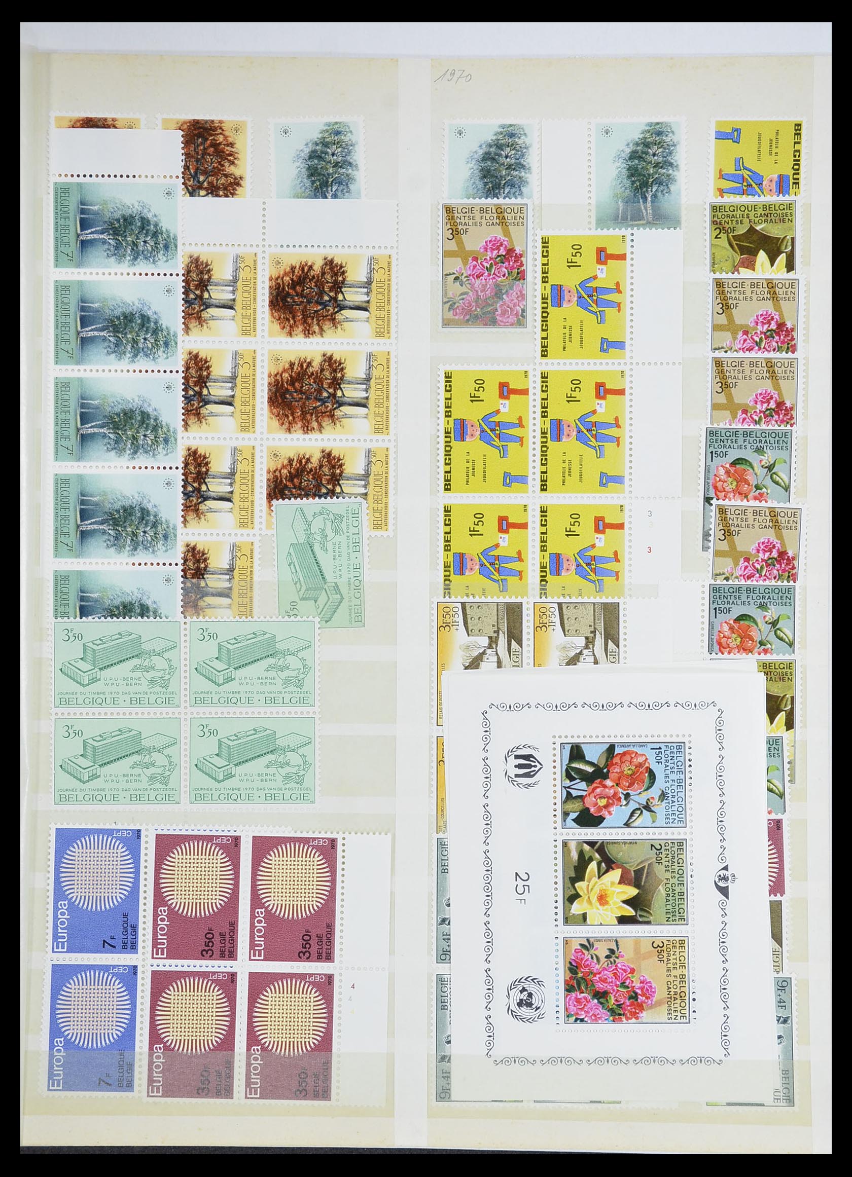 33743 061 - Postzegelverzameling 33743 België 1961-2000.