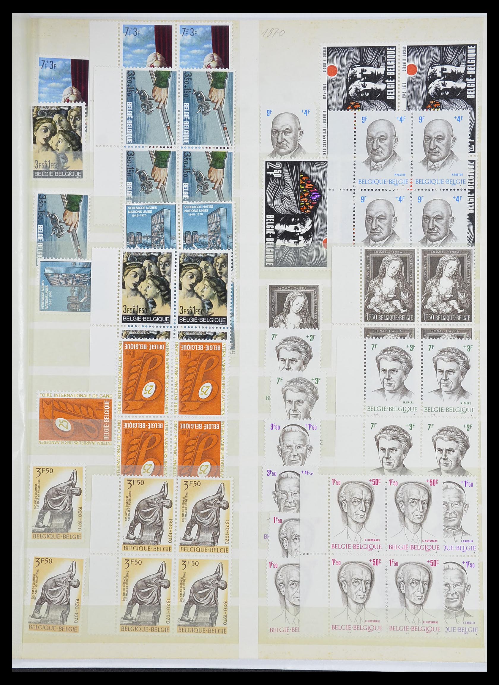 33743 063 - Stamp collection 33743 Belgium 1961-2000.