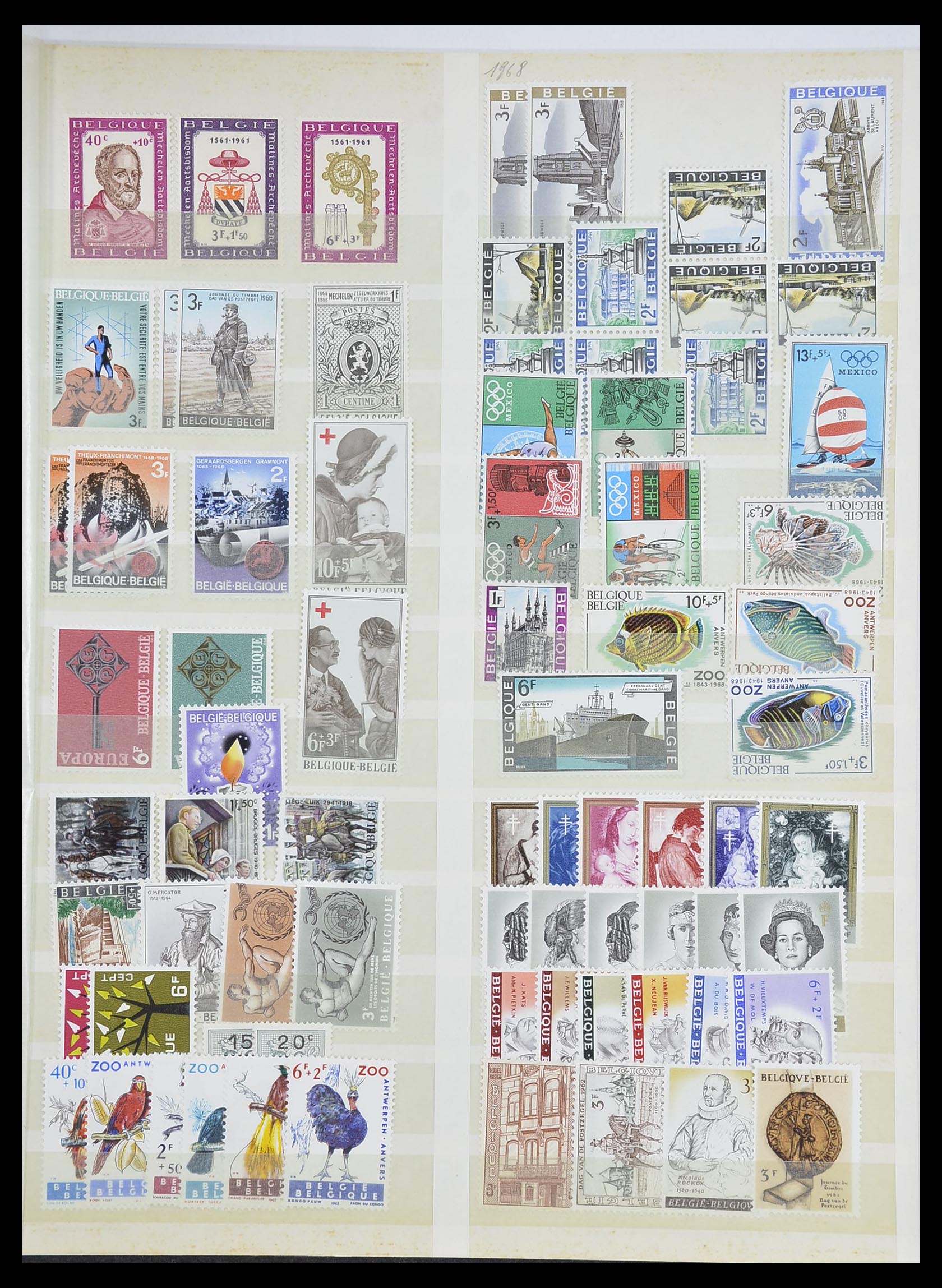 33743 065 - Stamp collection 33743 Belgium 1961-2000.