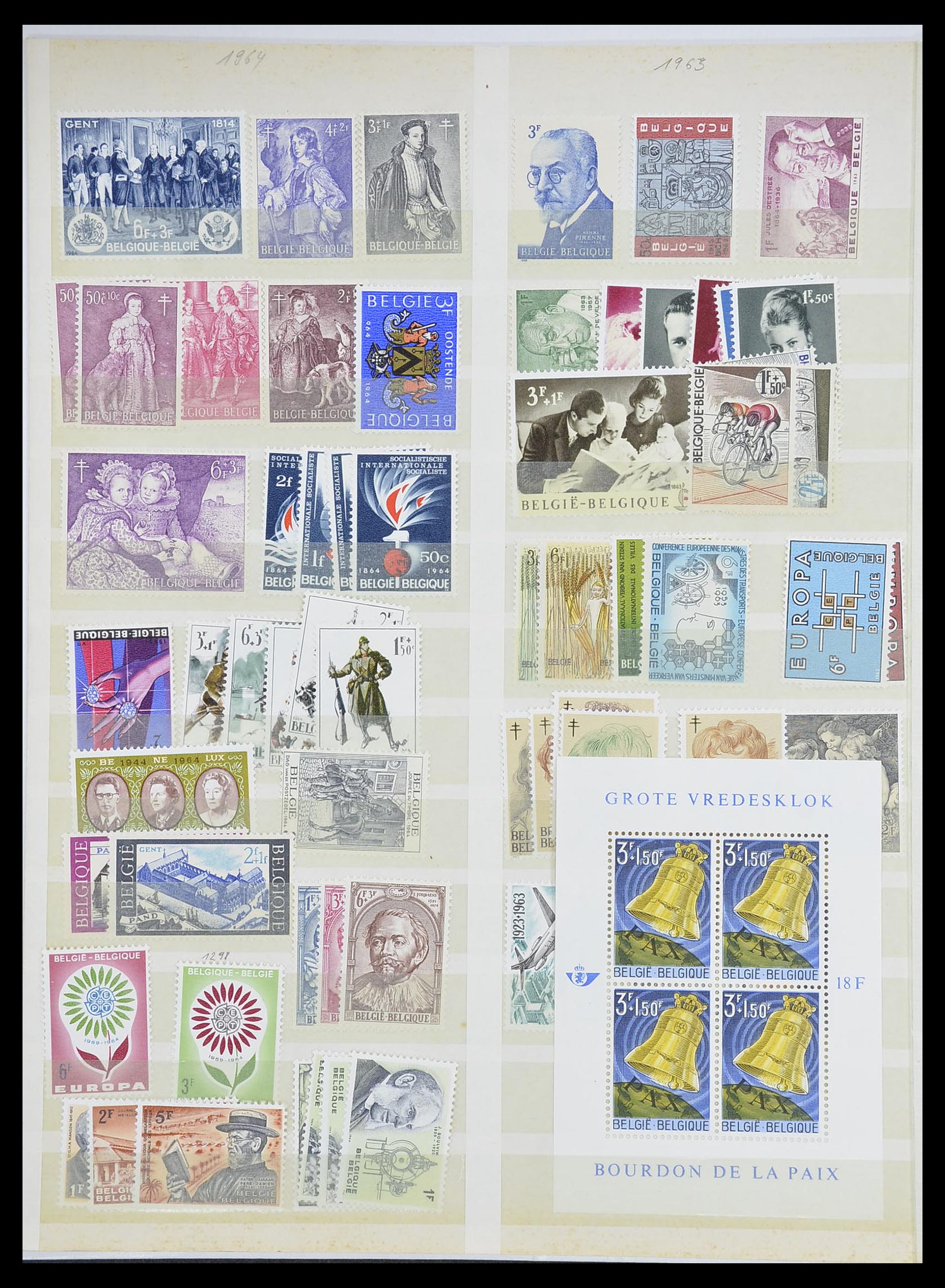 33743 068 - Stamp collection 33743 Belgium 1961-2000.