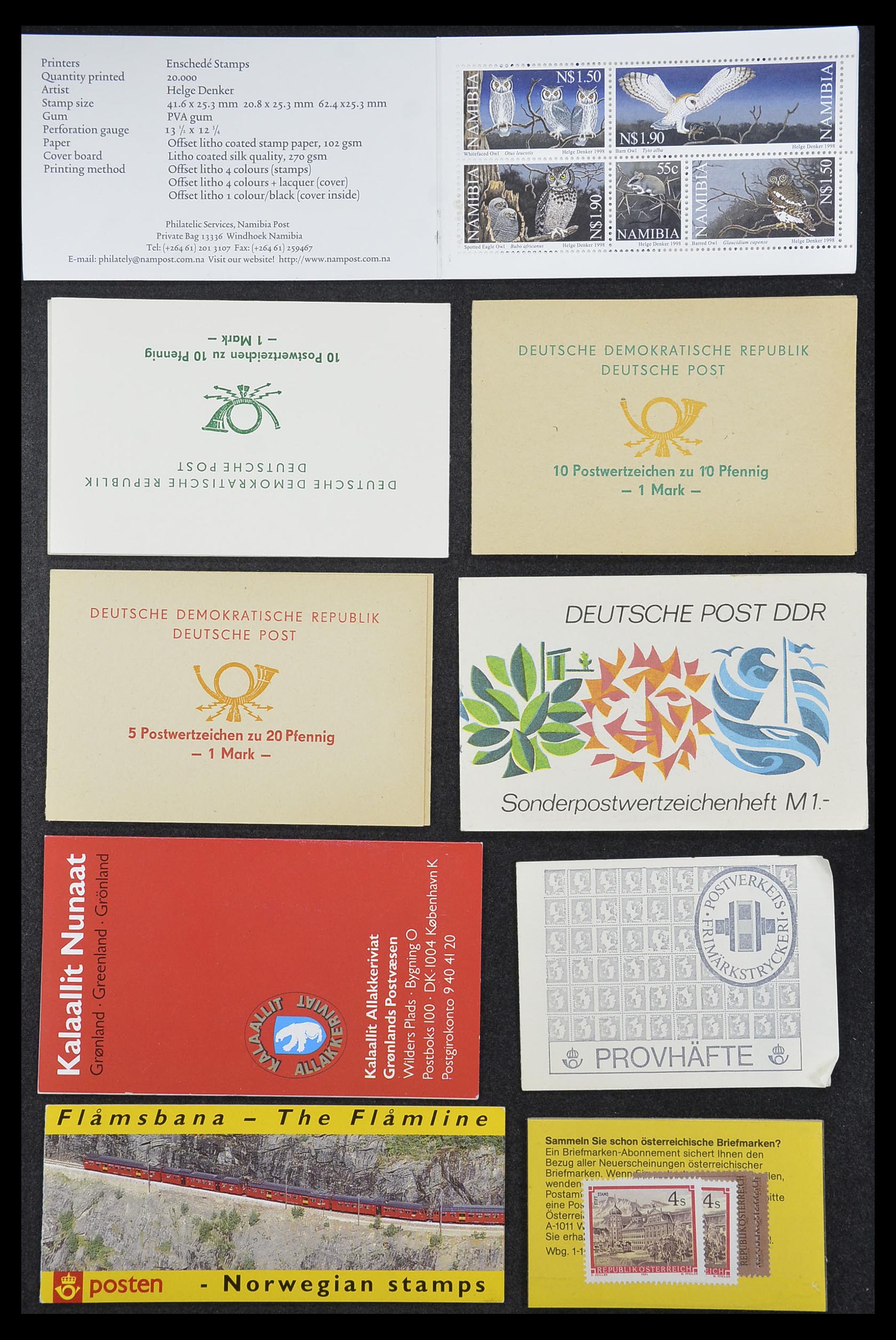 33744 008 - Postzegelverzameling 33744 Wereld postzegelboekjes 1919-2011.