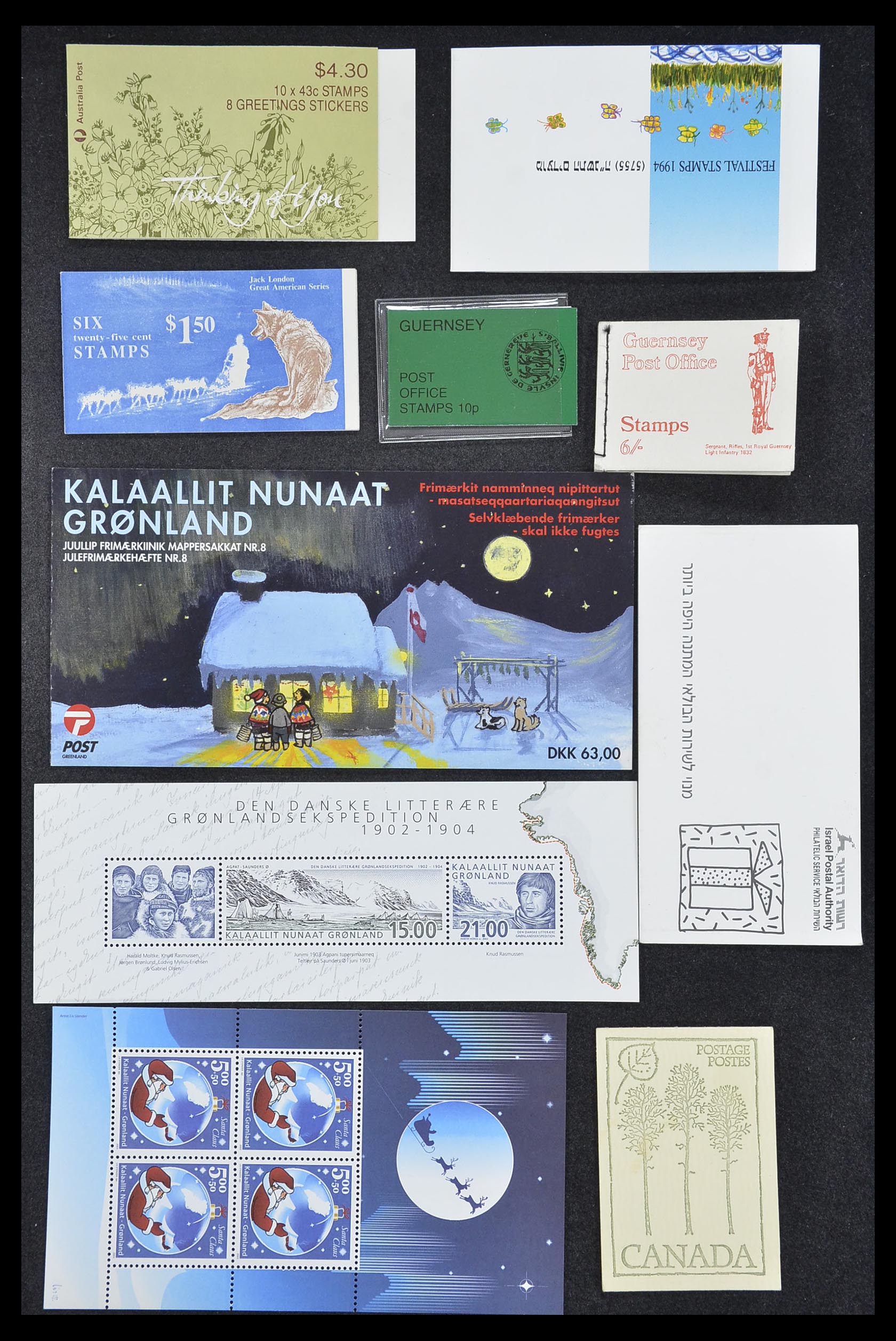33744 010 - Postzegelverzameling 33744 Wereld postzegelboekjes 1919-2011.