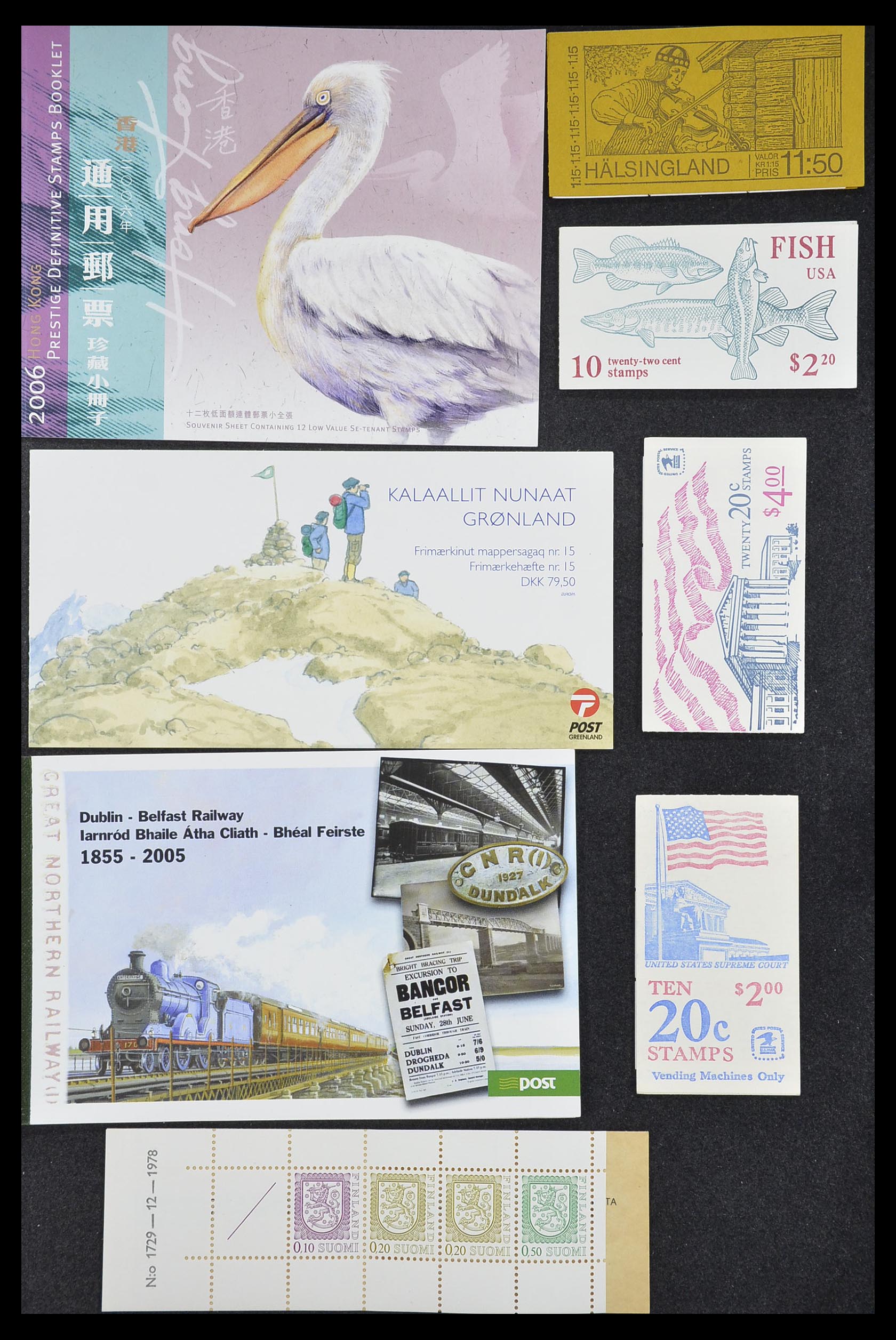 33744 014 - Postzegelverzameling 33744 Wereld postzegelboekjes 1919-2011.