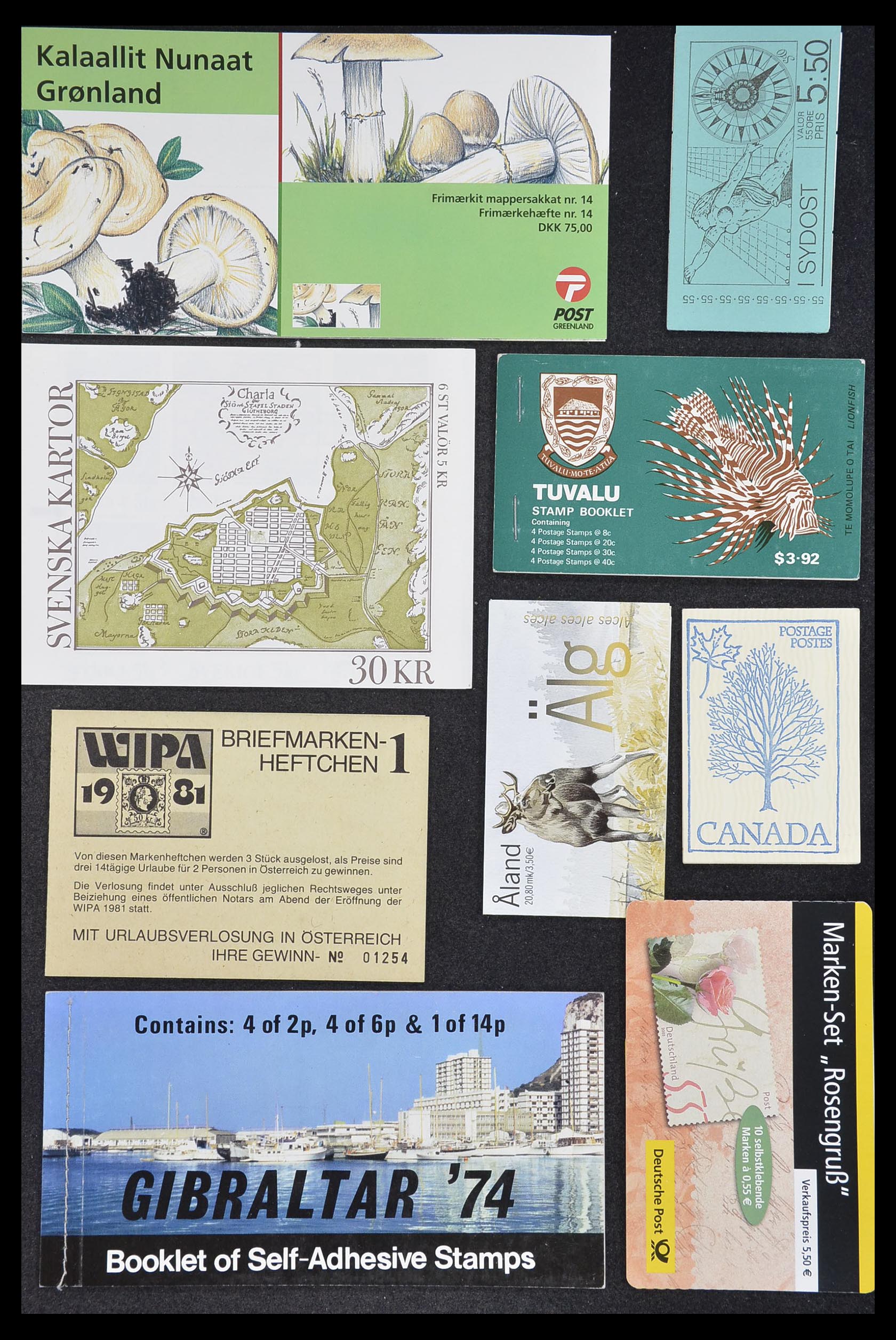 33744 029 - Postzegelverzameling 33744 Wereld postzegelboekjes 1919-2011.