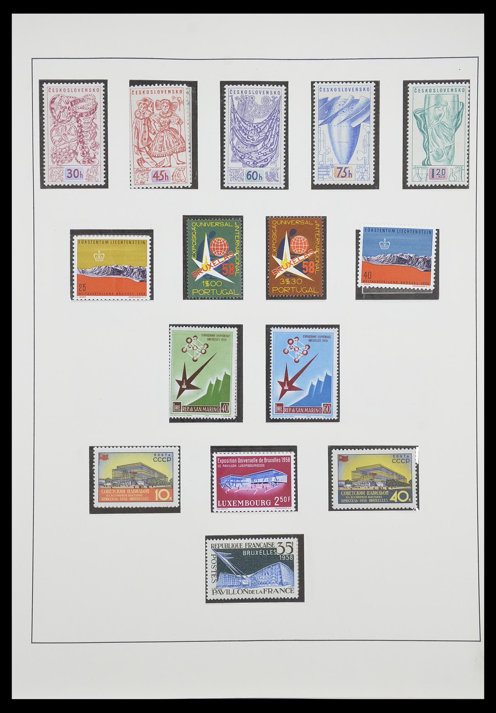 33747 002 - Postzegelverzameling 33747 Diverse motieven 1958-1986.