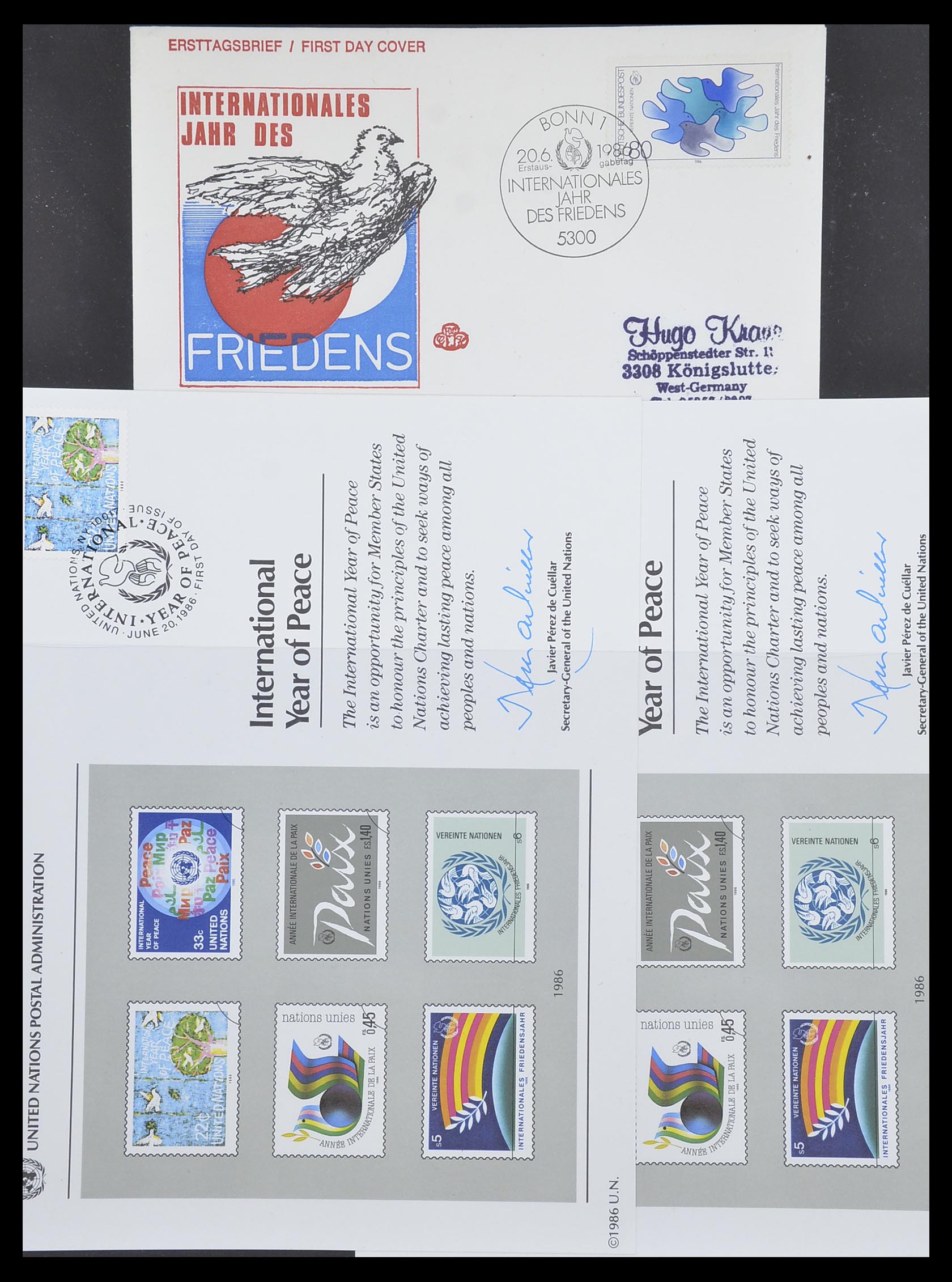 33747 046 - Postzegelverzameling 33747 Diverse motieven 1958-1986.