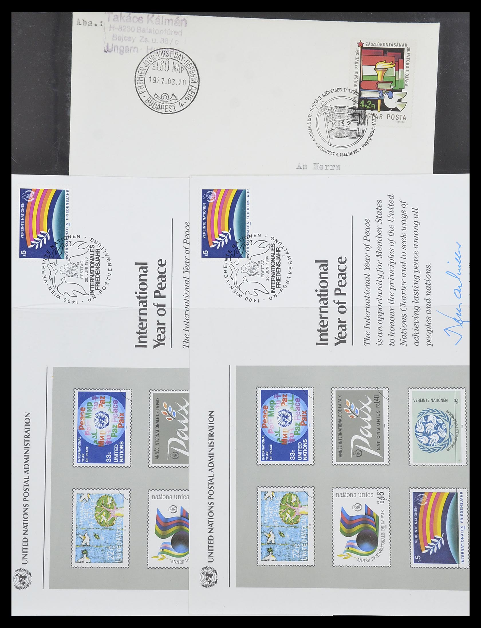 33747 048 - Postzegelverzameling 33747 Diverse motieven 1958-1986.
