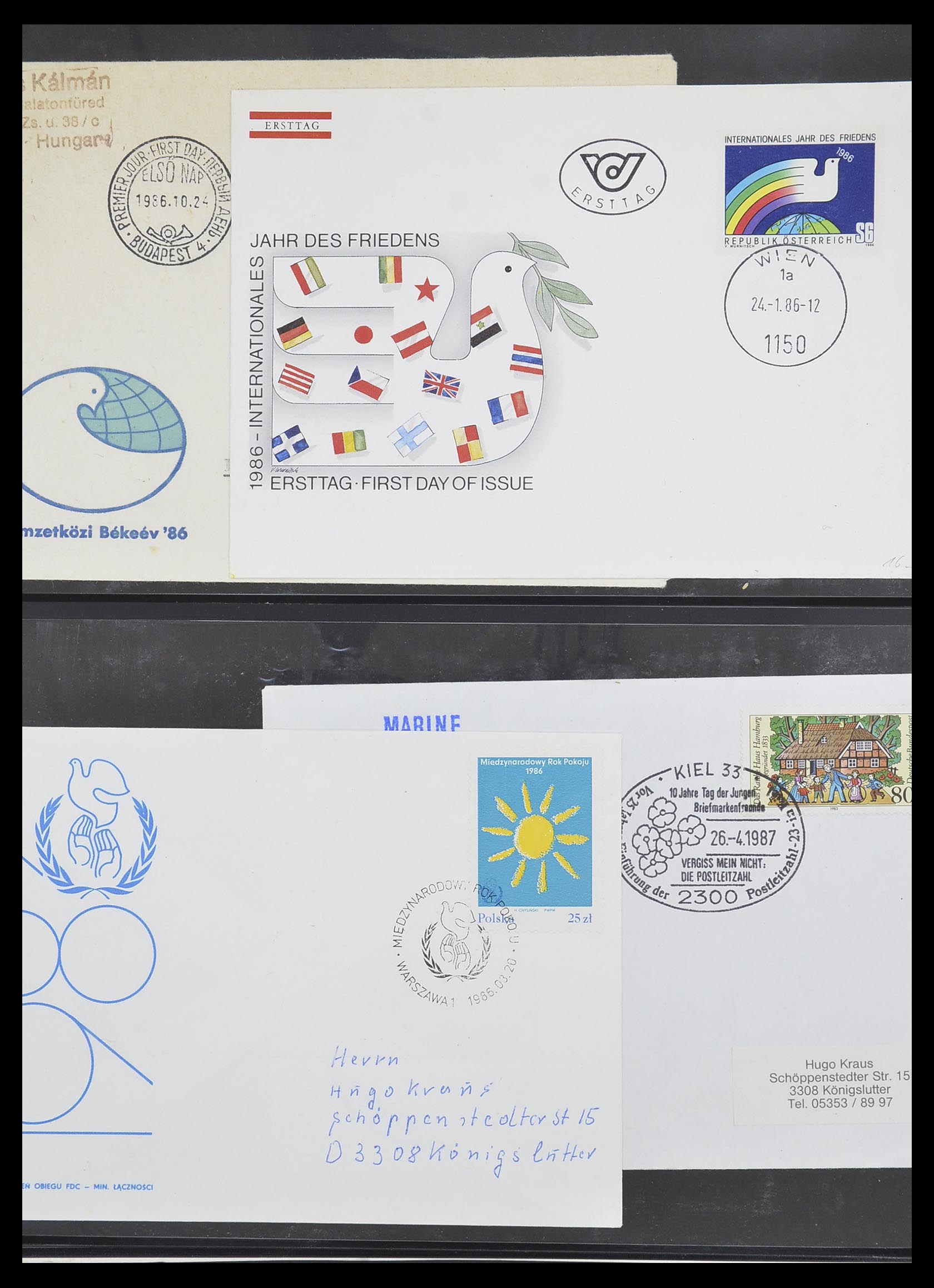 33747 049 - Postzegelverzameling 33747 Diverse motieven 1958-1986.