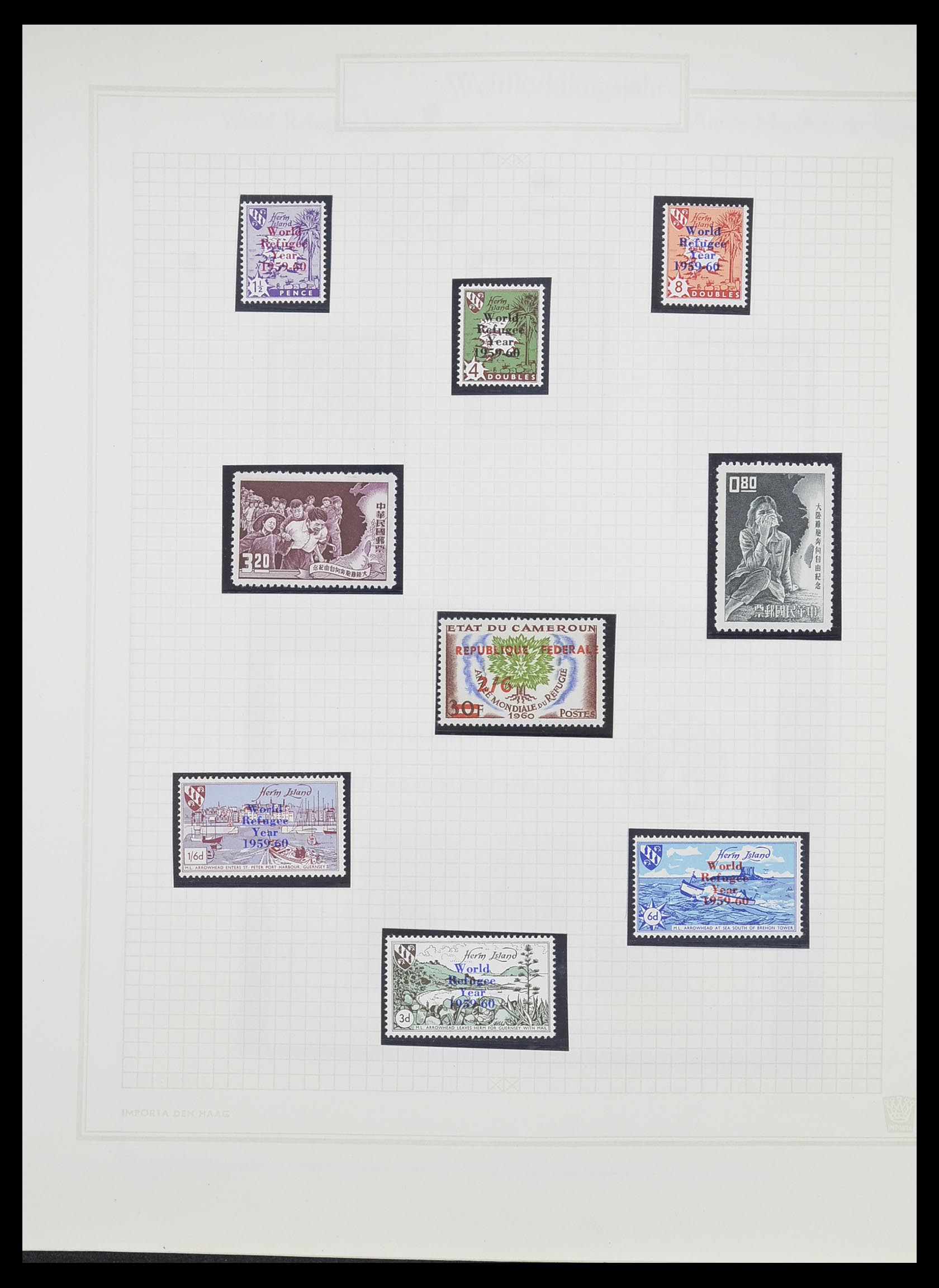 33747 054 - Postzegelverzameling 33747 Diverse motieven 1958-1986.