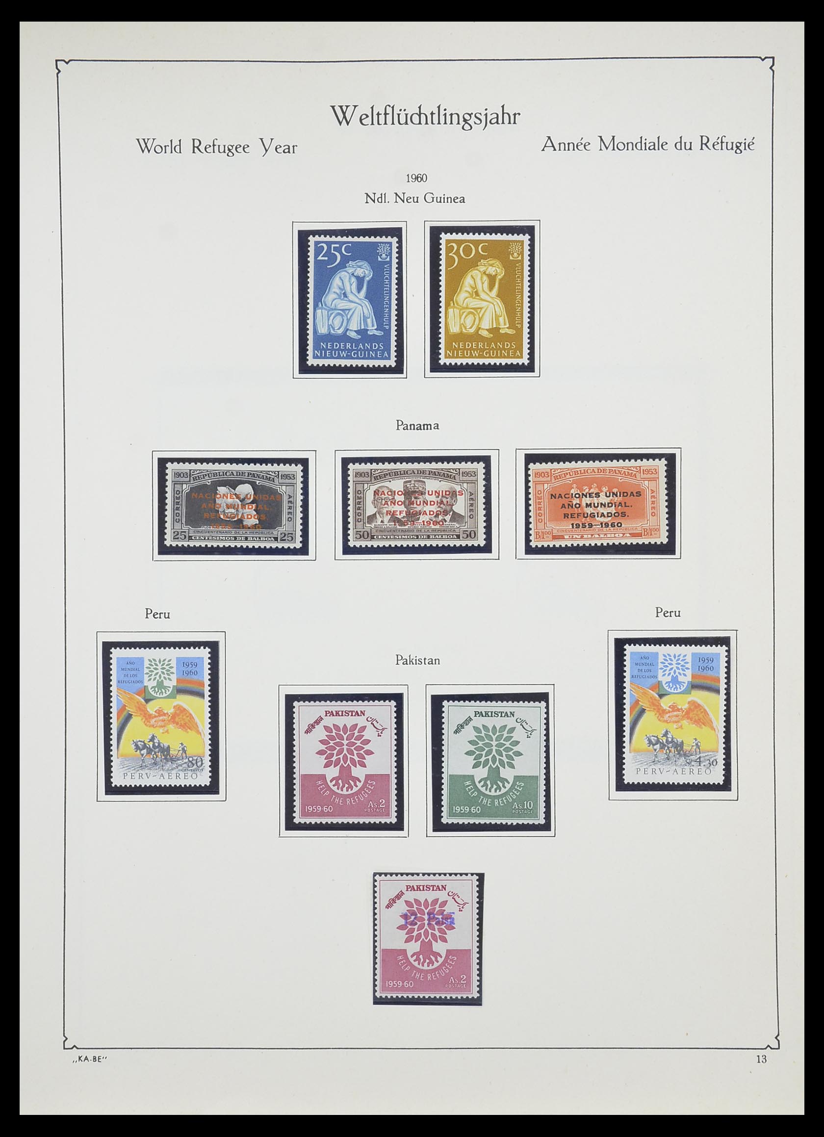 33747 093 - Postzegelverzameling 33747 Diverse motieven 1958-1986.