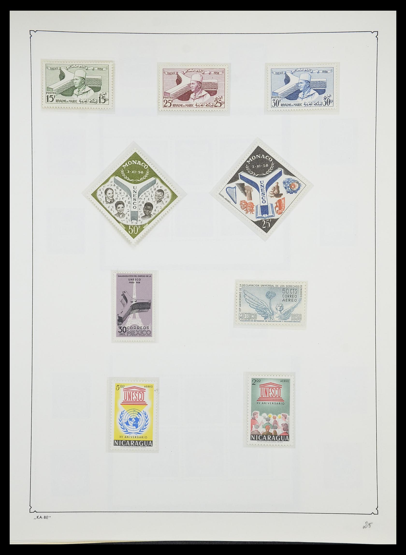 33747 125 - Postzegelverzameling 33747 Diverse motieven 1958-1986.
