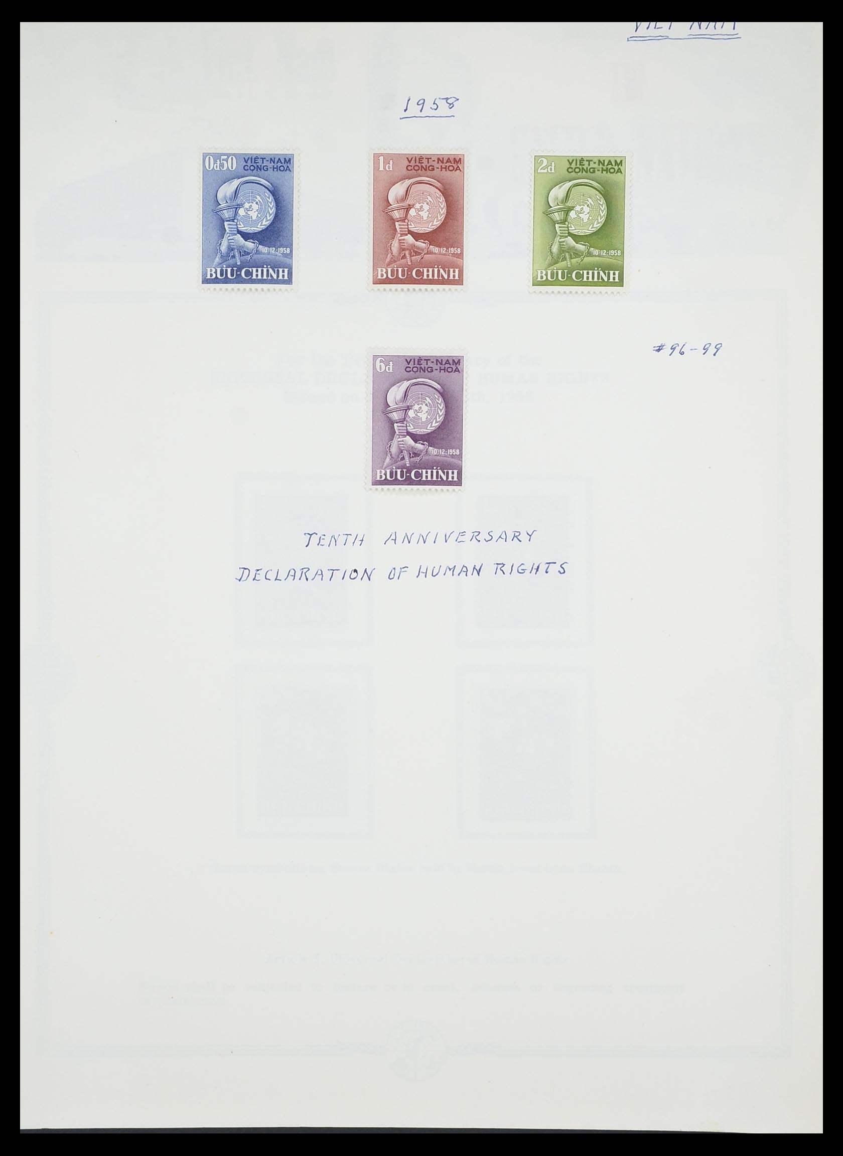 33747 139 - Postzegelverzameling 33747 Diverse motieven 1958-1986.