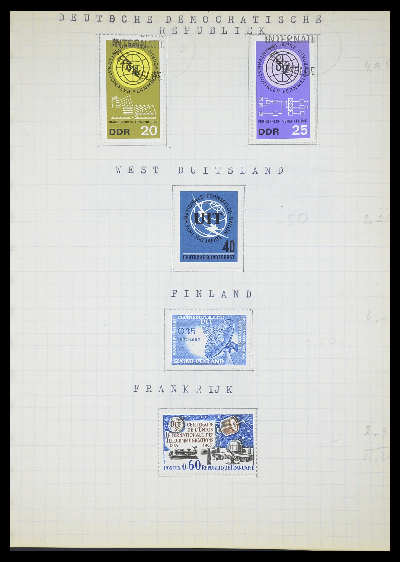 33747 382 - Postzegelverzameling 33747 Diverse motieven 1958-1986.
