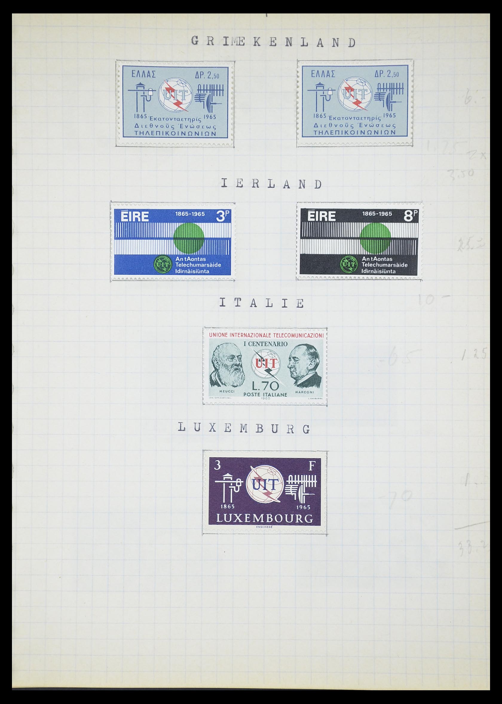 33747 383 - Postzegelverzameling 33747 Diverse motieven 1958-1986.