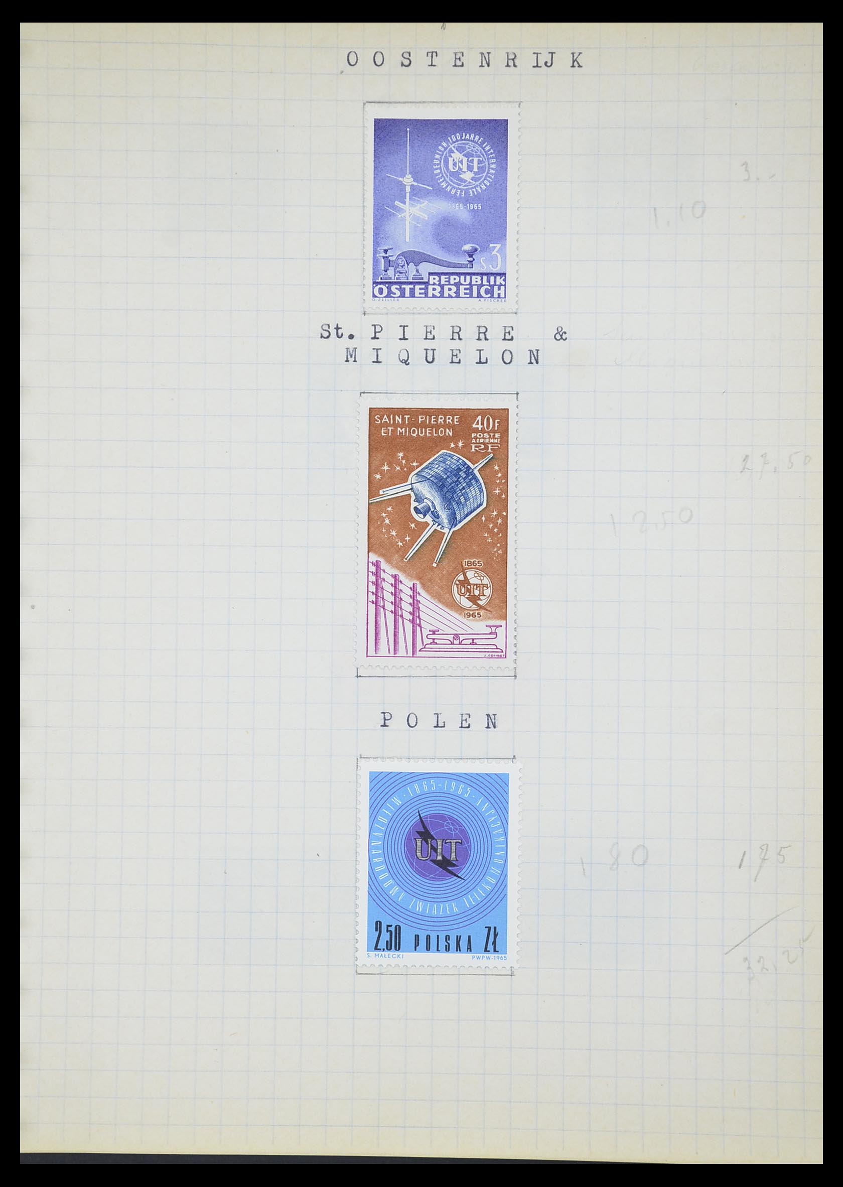 33747 386 - Postzegelverzameling 33747 Diverse motieven 1958-1986.