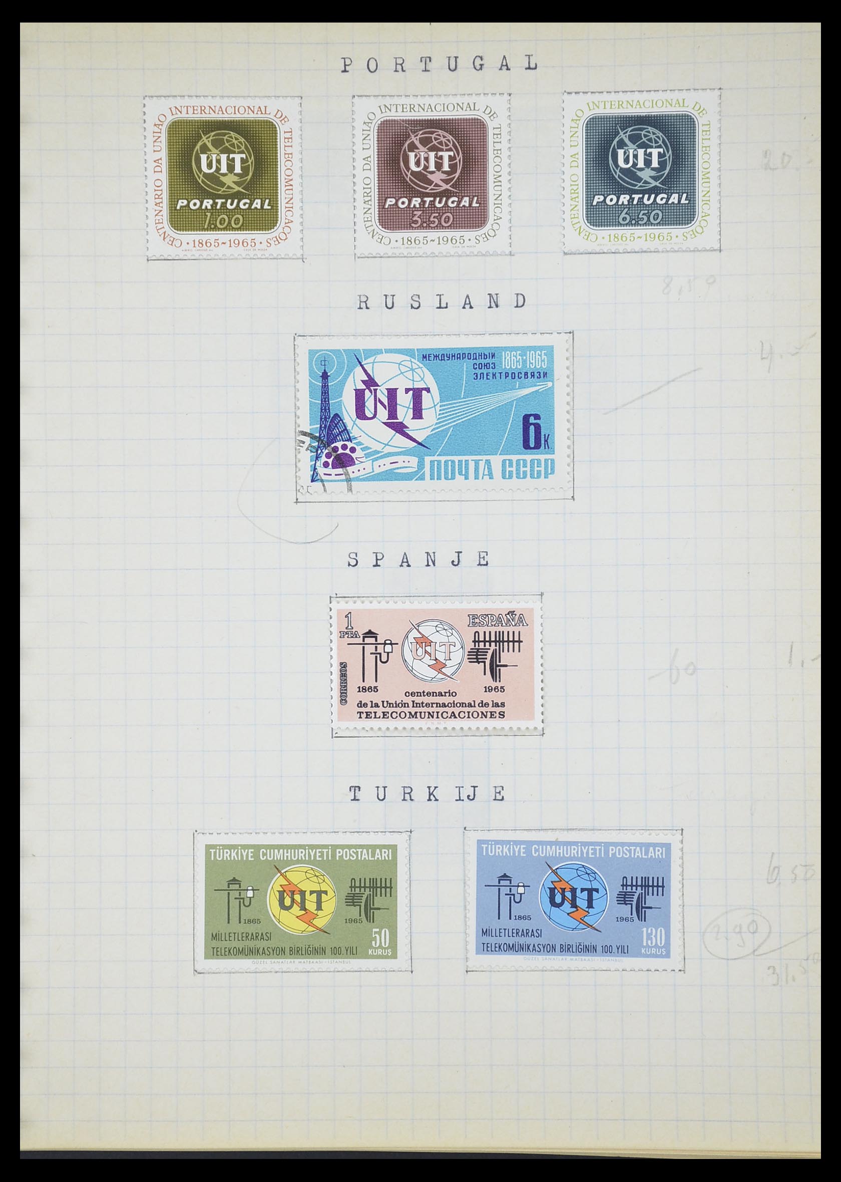 33747 387 - Postzegelverzameling 33747 Diverse motieven 1958-1986.
