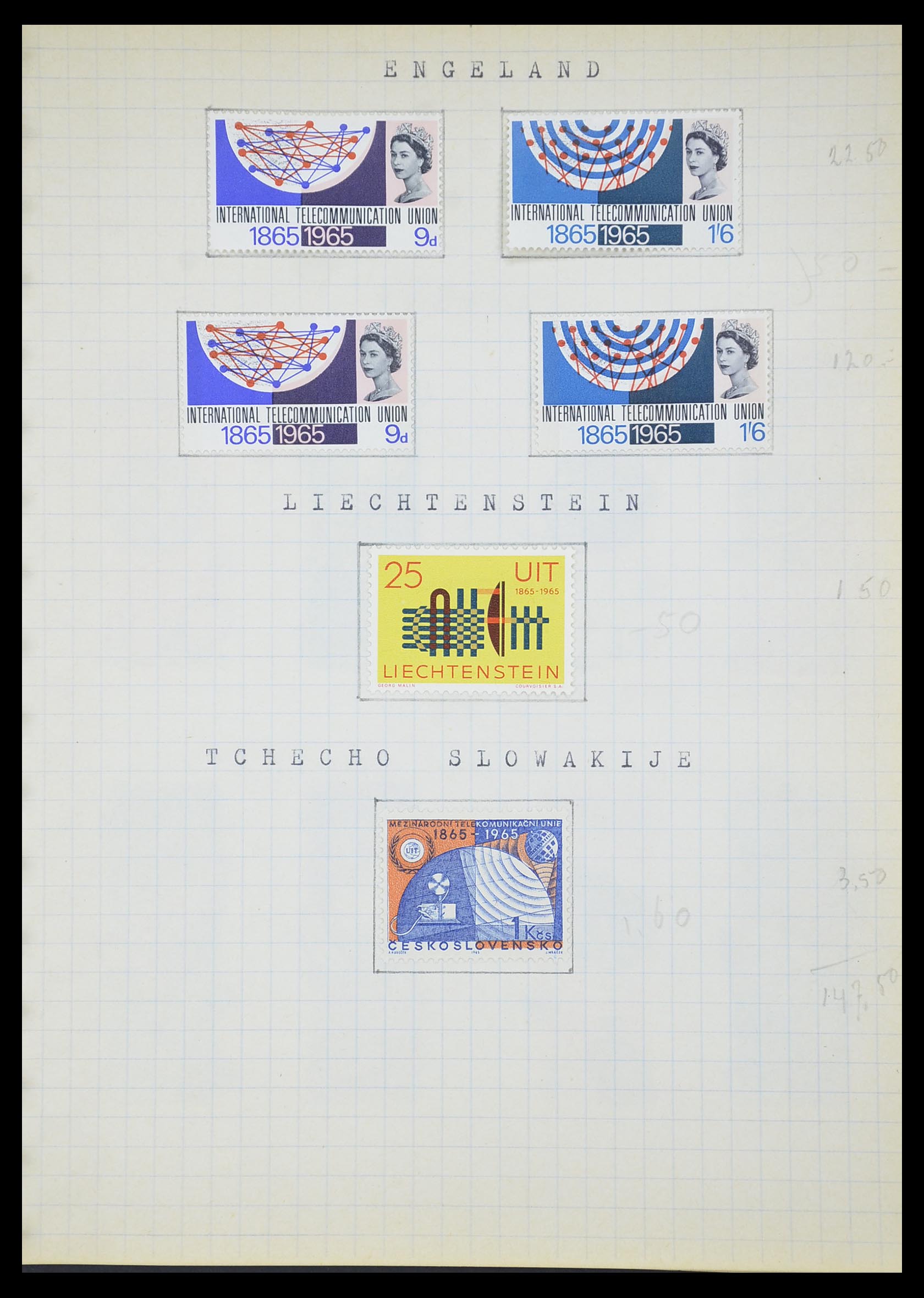 33747 389 - Postzegelverzameling 33747 Diverse motieven 1958-1986.