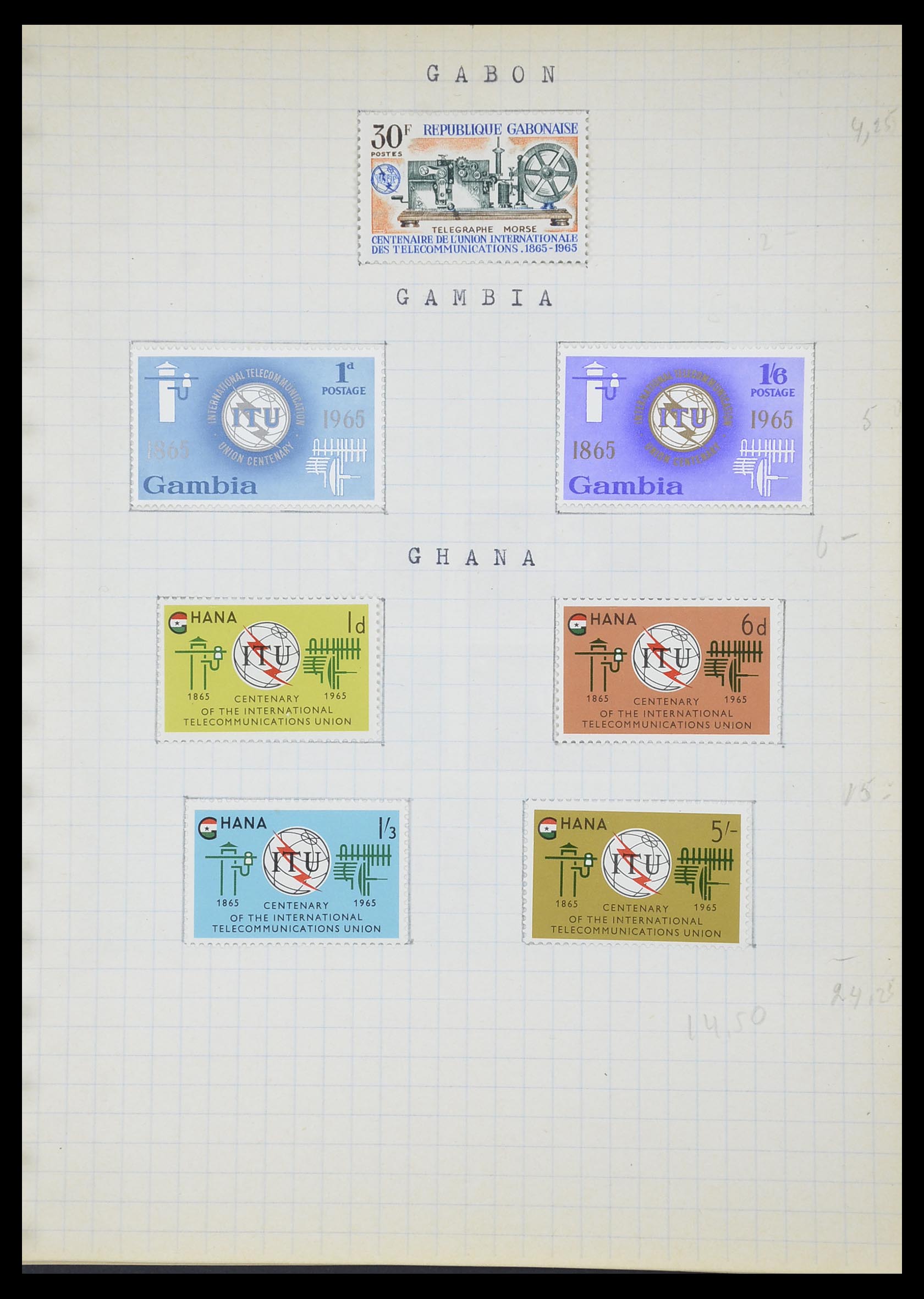 33747 394 - Postzegelverzameling 33747 Diverse motieven 1958-1986.