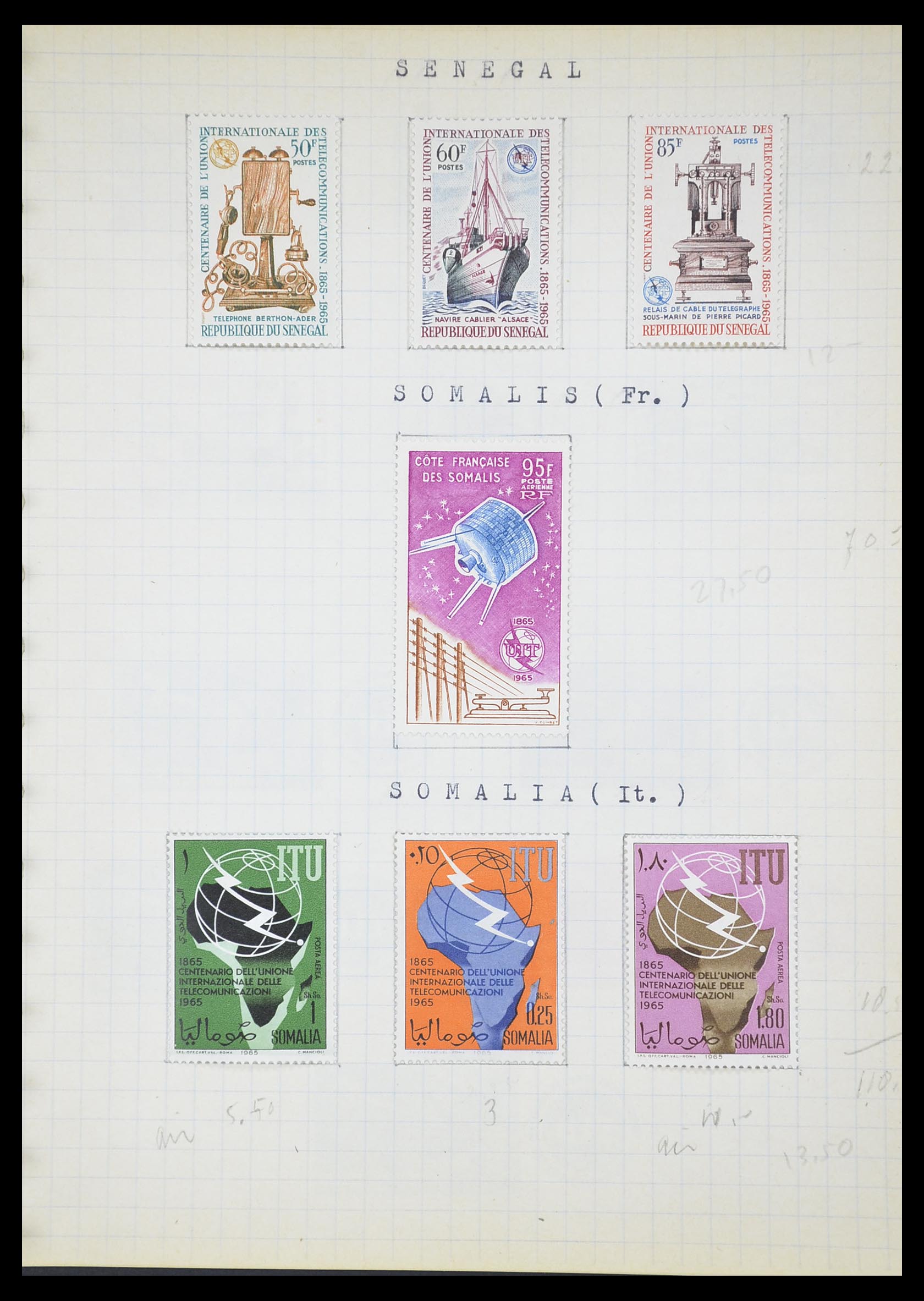33747 398 - Postzegelverzameling 33747 Diverse motieven 1958-1986.