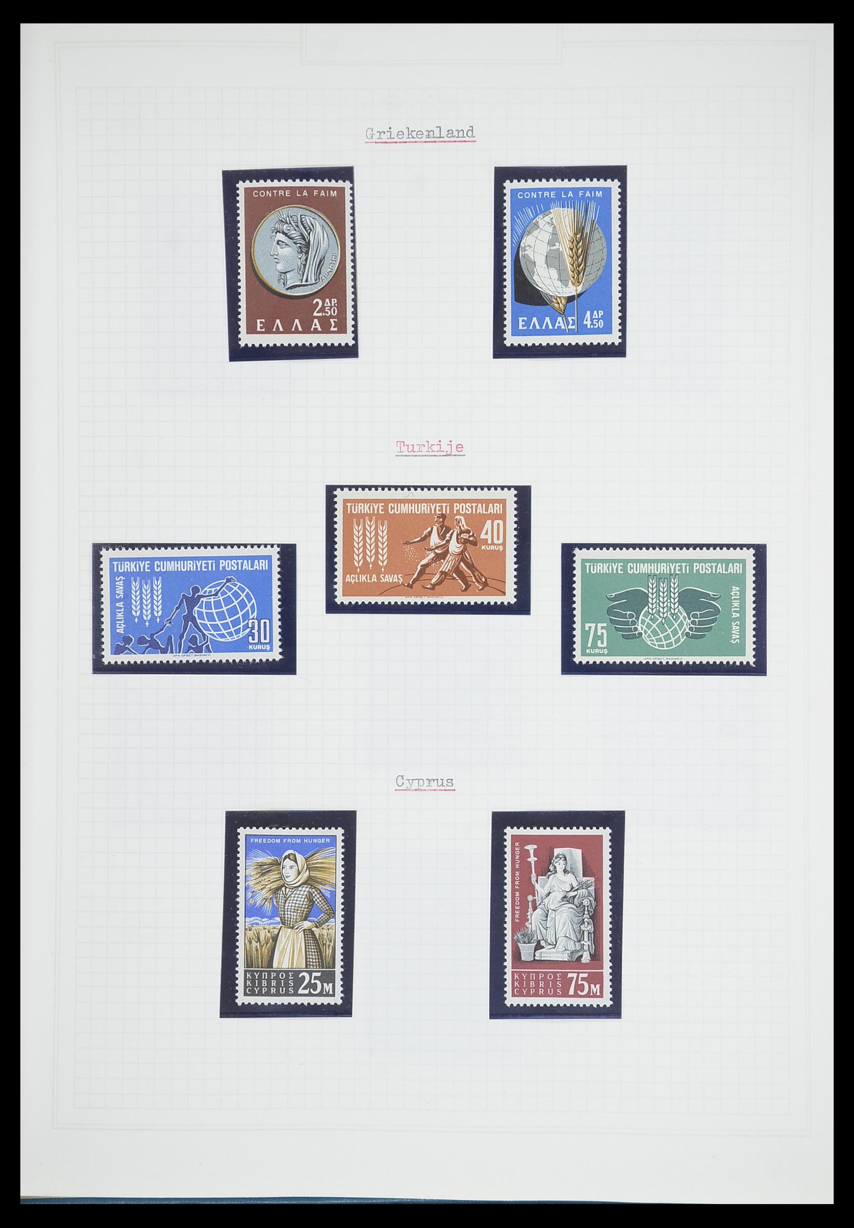 33747 422 - Postzegelverzameling 33747 Diverse motieven 1958-1986.