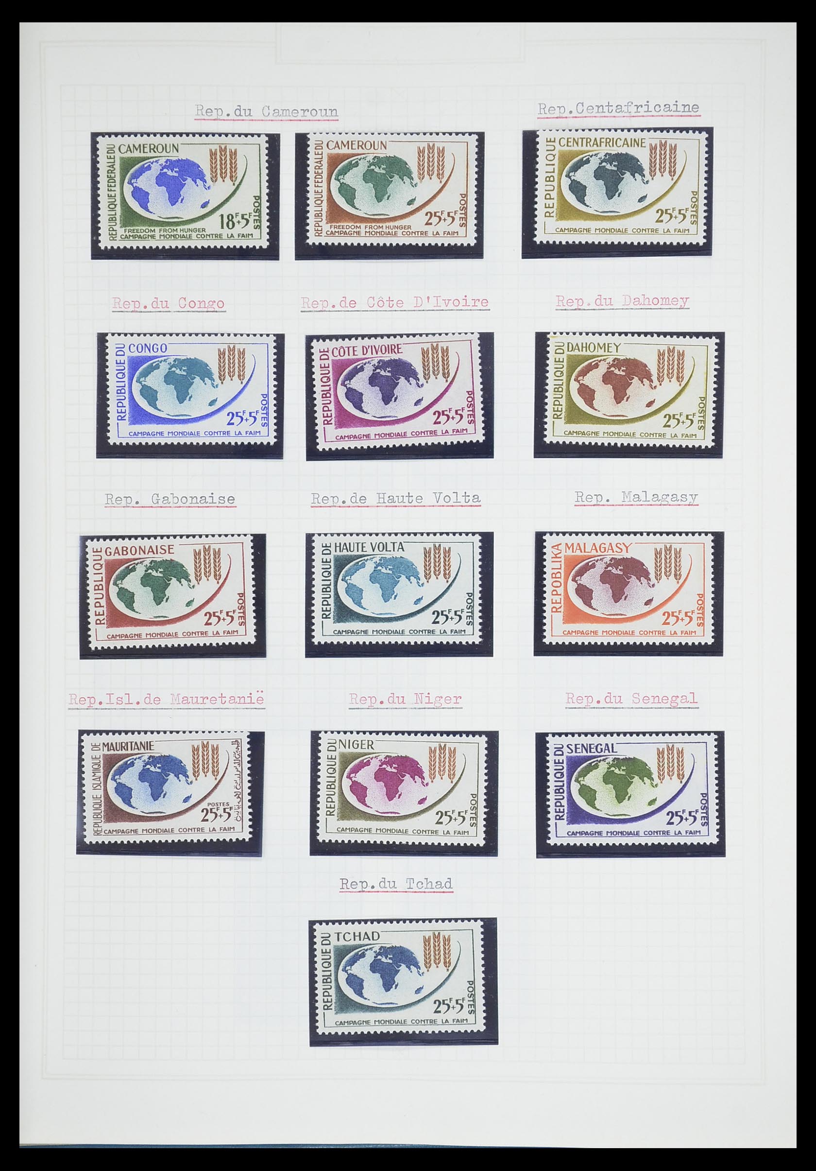 33747 426 - Postzegelverzameling 33747 Diverse motieven 1958-1986.