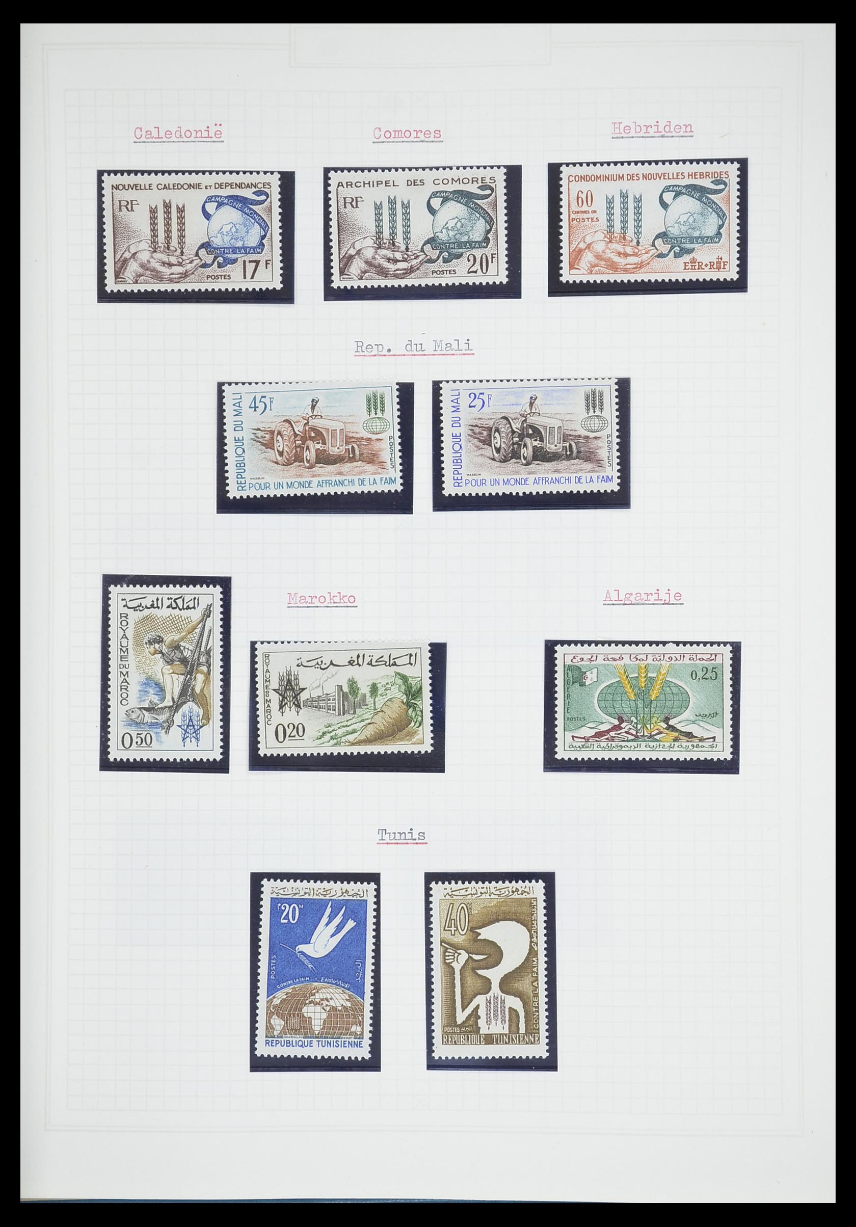 33747 427 - Postzegelverzameling 33747 Diverse motieven 1958-1986.