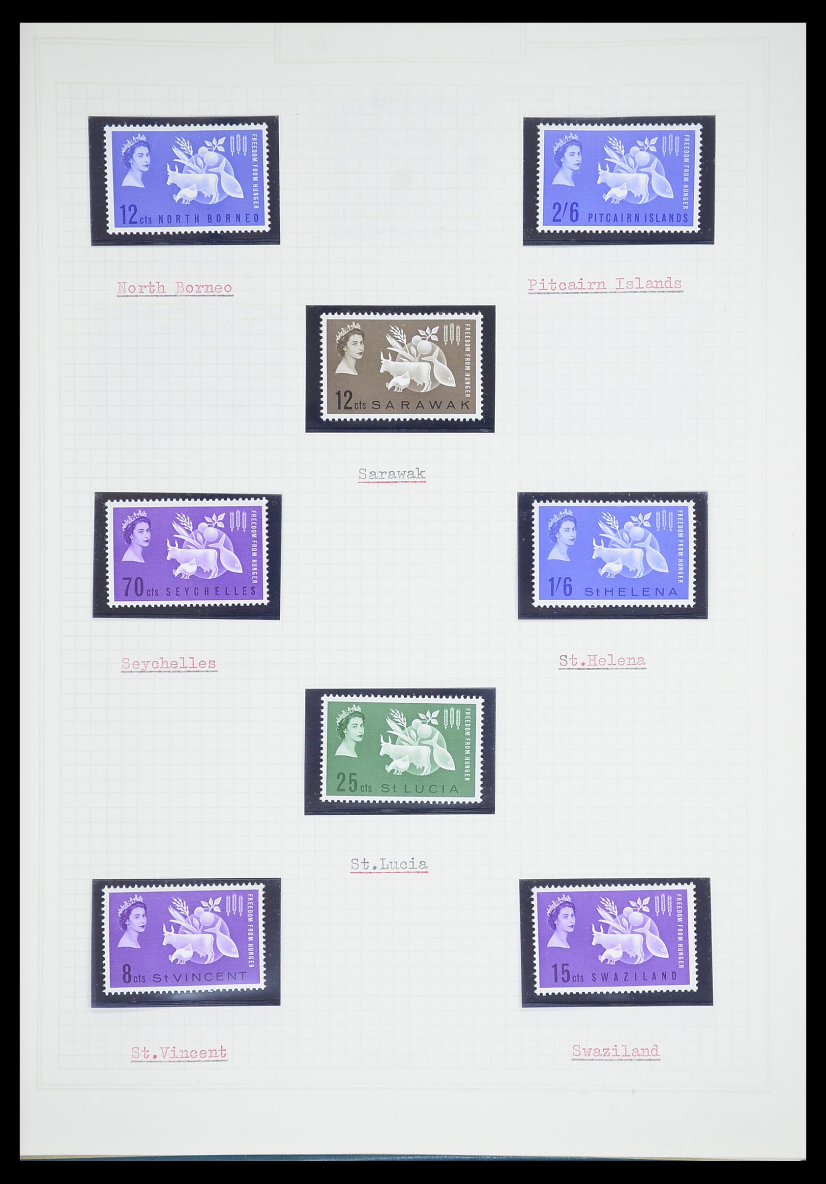 33747 432 - Postzegelverzameling 33747 Diverse motieven 1958-1986.