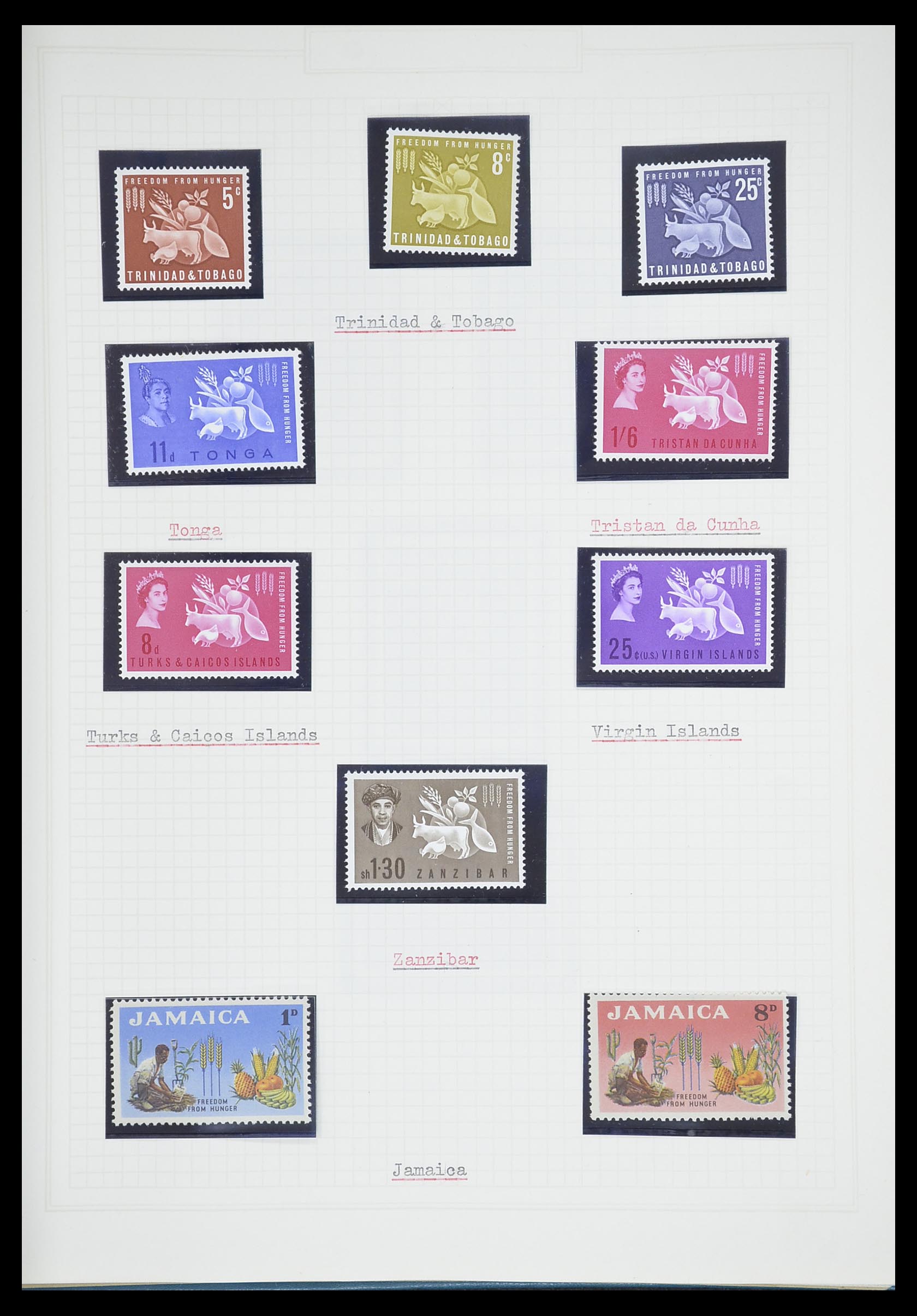 33747 433 - Postzegelverzameling 33747 Diverse motieven 1958-1986.