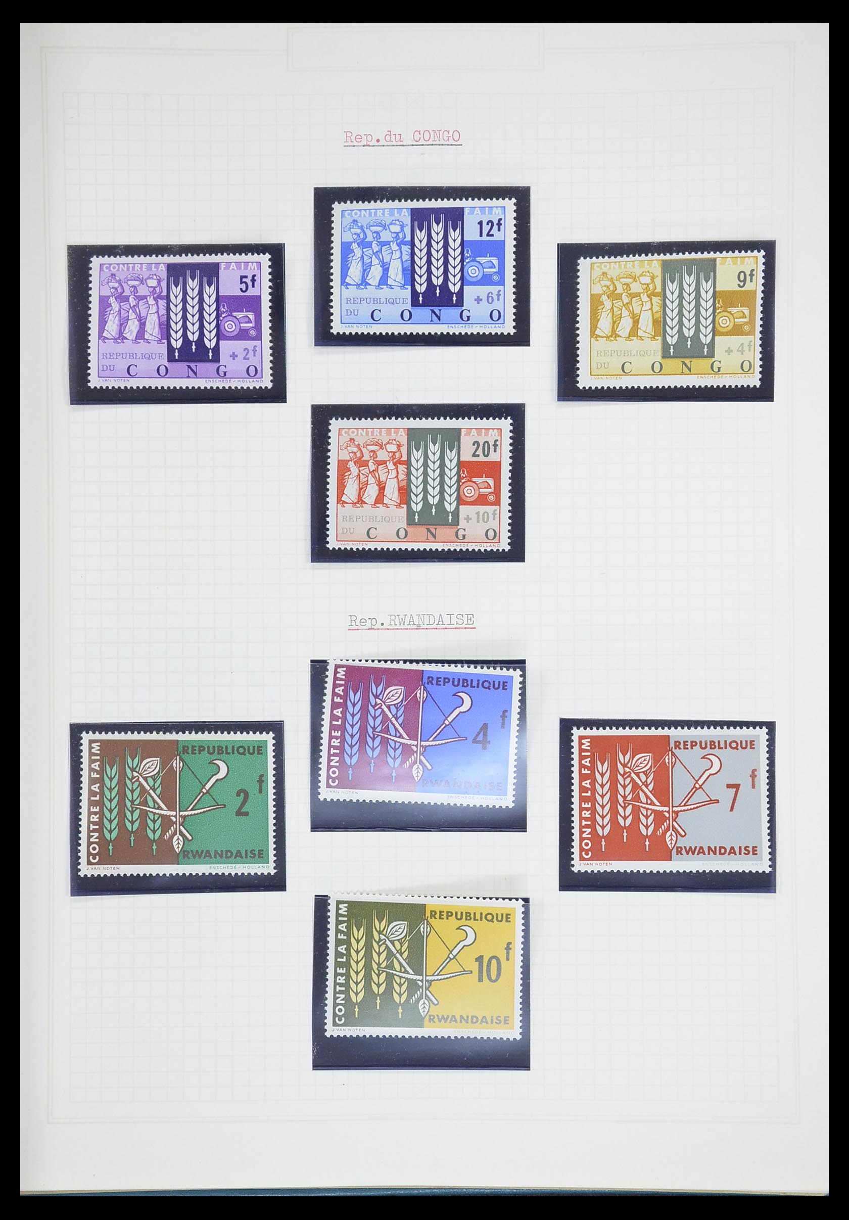 33747 437 - Postzegelverzameling 33747 Diverse motieven 1958-1986.