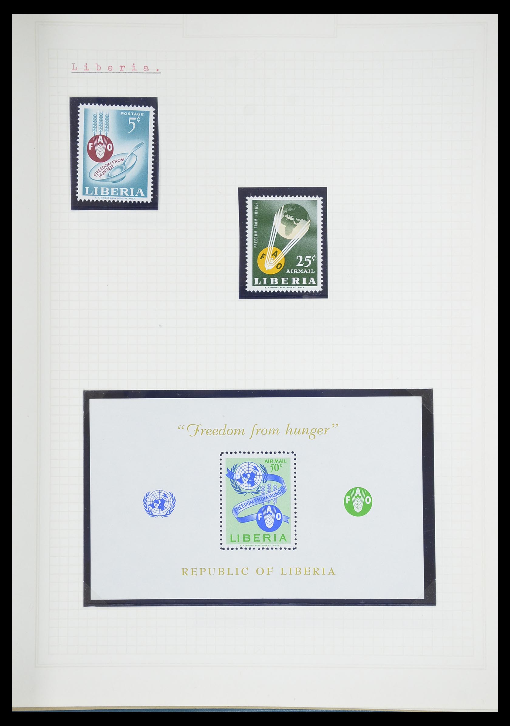 33747 444 - Postzegelverzameling 33747 Diverse motieven 1958-1986.