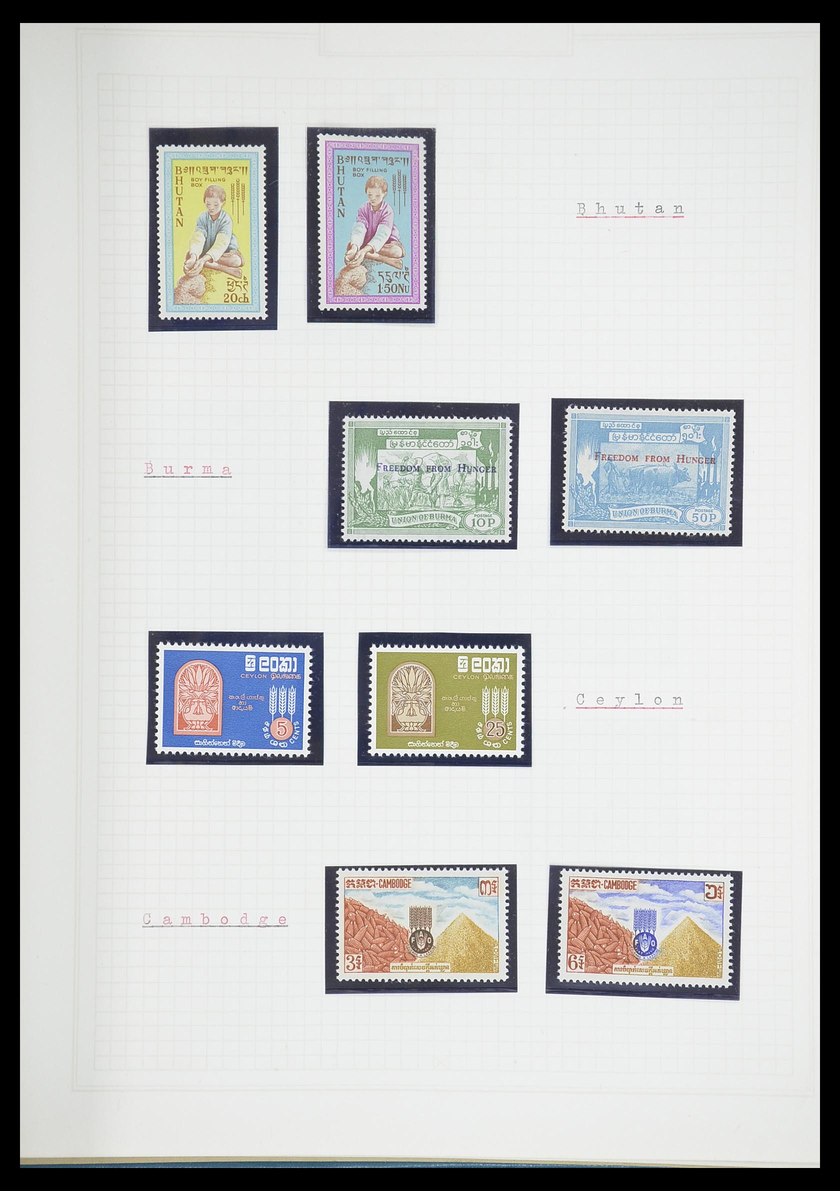 33747 450 - Postzegelverzameling 33747 Diverse motieven 1958-1986.