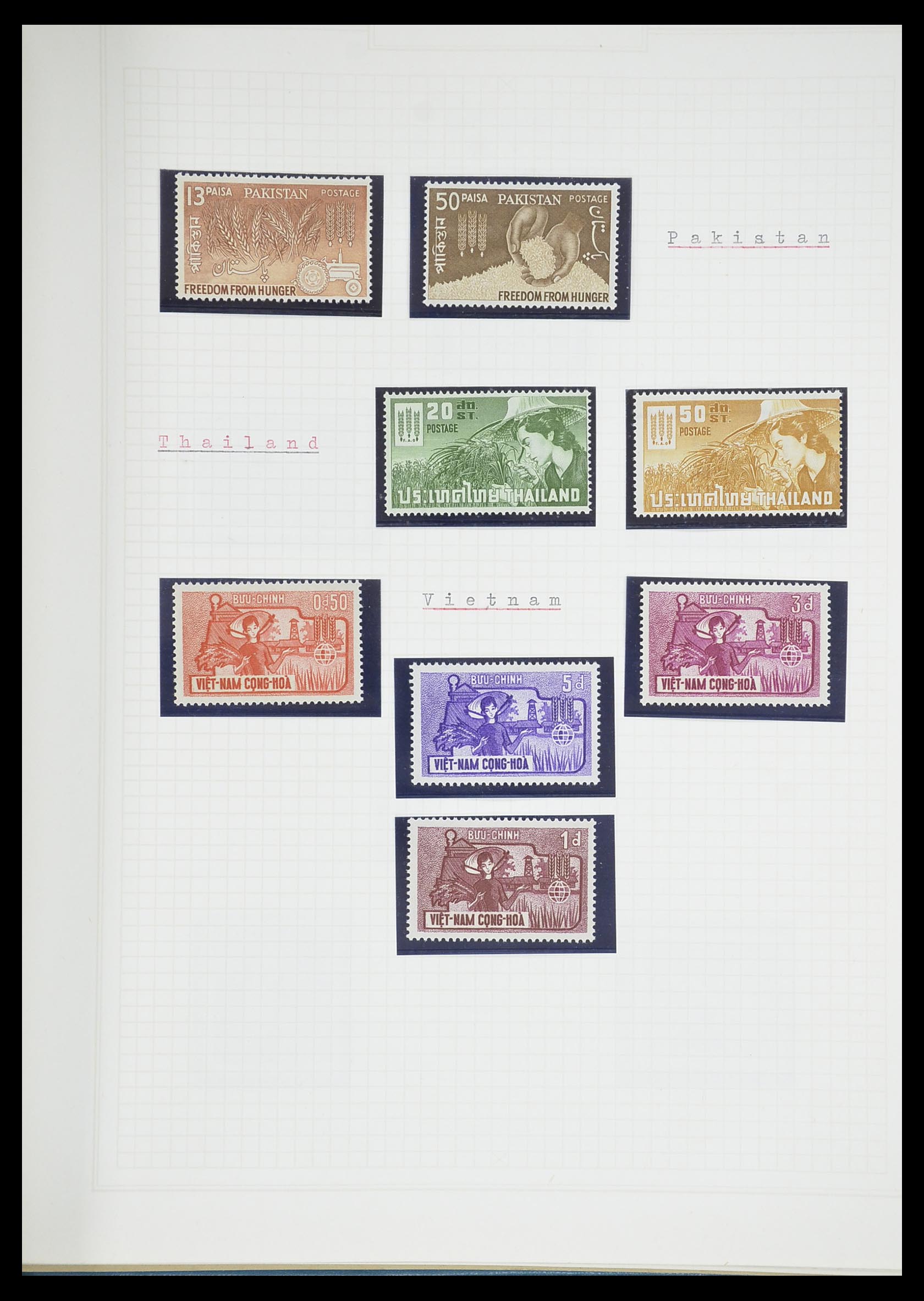 33747 455 - Postzegelverzameling 33747 Diverse motieven 1958-1986.