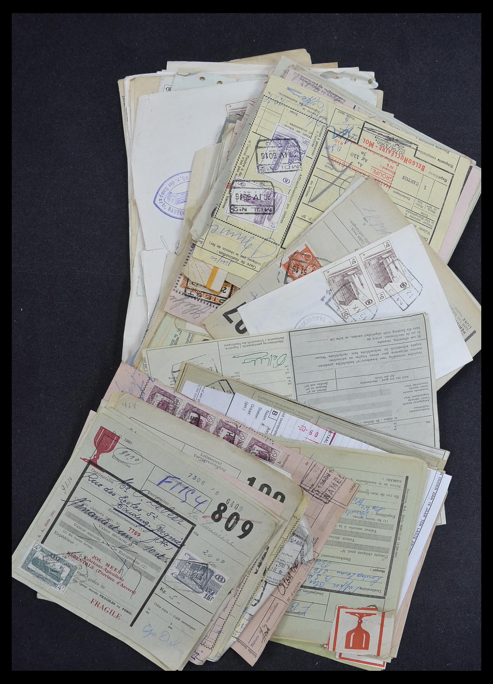 33749 010 - Stamp collection 33749 Belgium railroad 1886-1960.