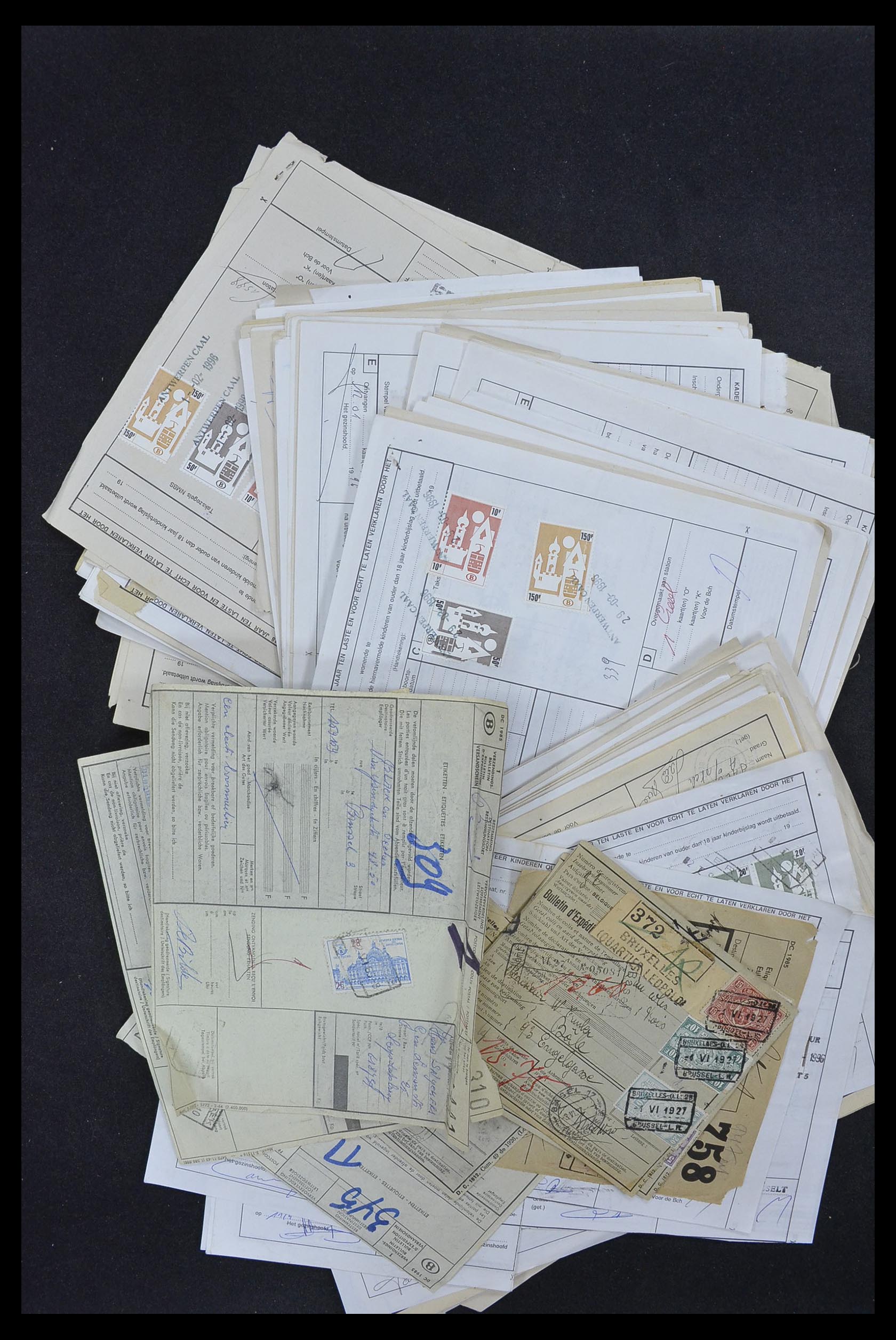 33749 022 - Stamp collection 33749 Belgium railroad 1886-1960.