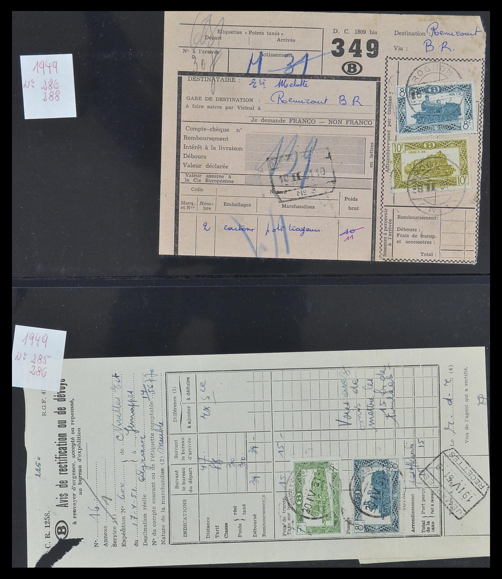 33749 066 - Stamp collection 33749 Belgium railroad 1886-1960.