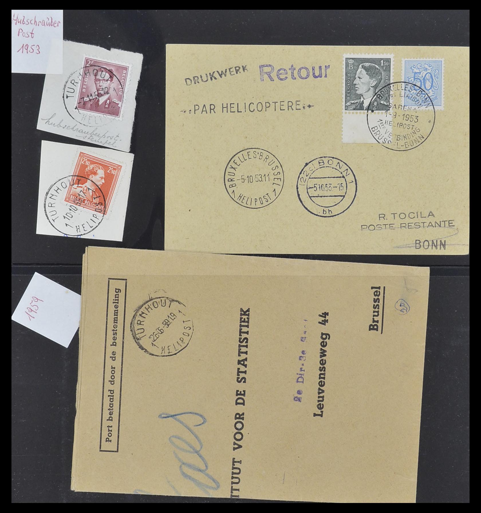 33749 077 - Stamp collection 33749 Belgium railroad 1886-1960.