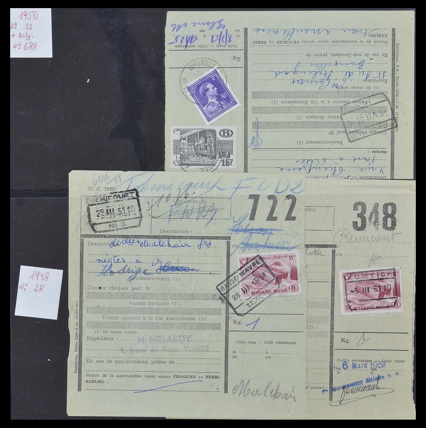 33749 098 - Stamp collection 33749 Belgium railroad 1886-1960.