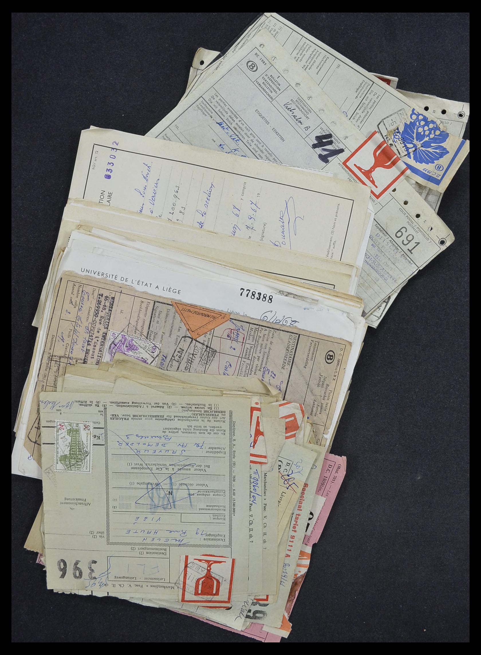 33749 108 - Stamp collection 33749 Belgium railroad 1886-1960.