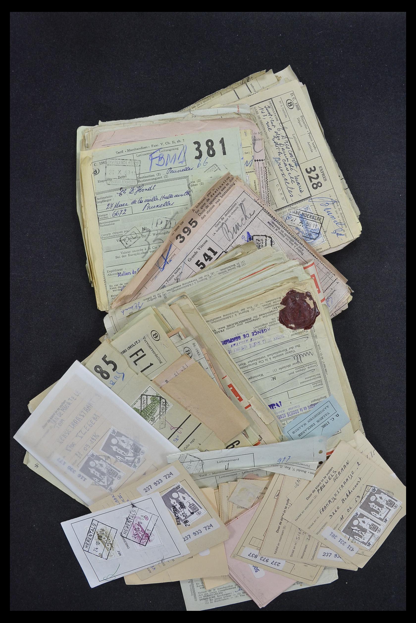 33749 109 - Stamp collection 33749 Belgium railroad 1886-1960.