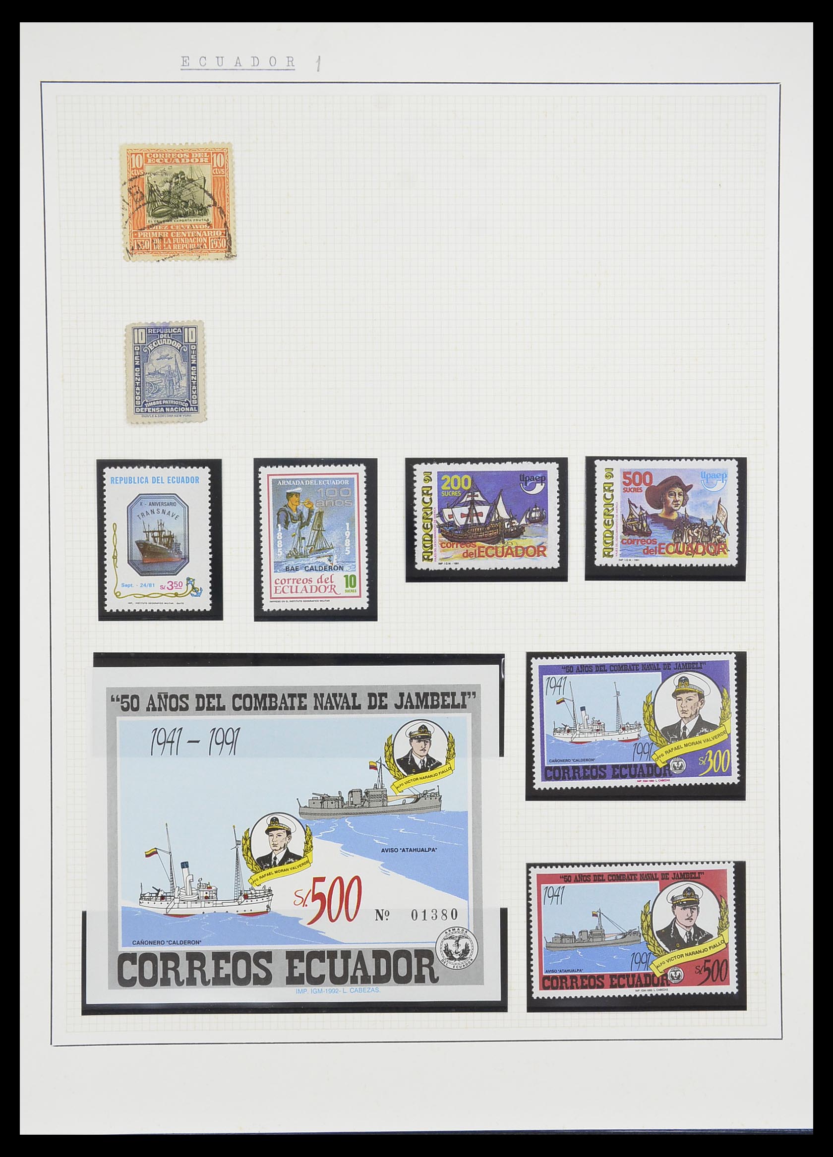 33750 0004 - Postzegelverzameling 33750 Motief schepen 1900-2017!