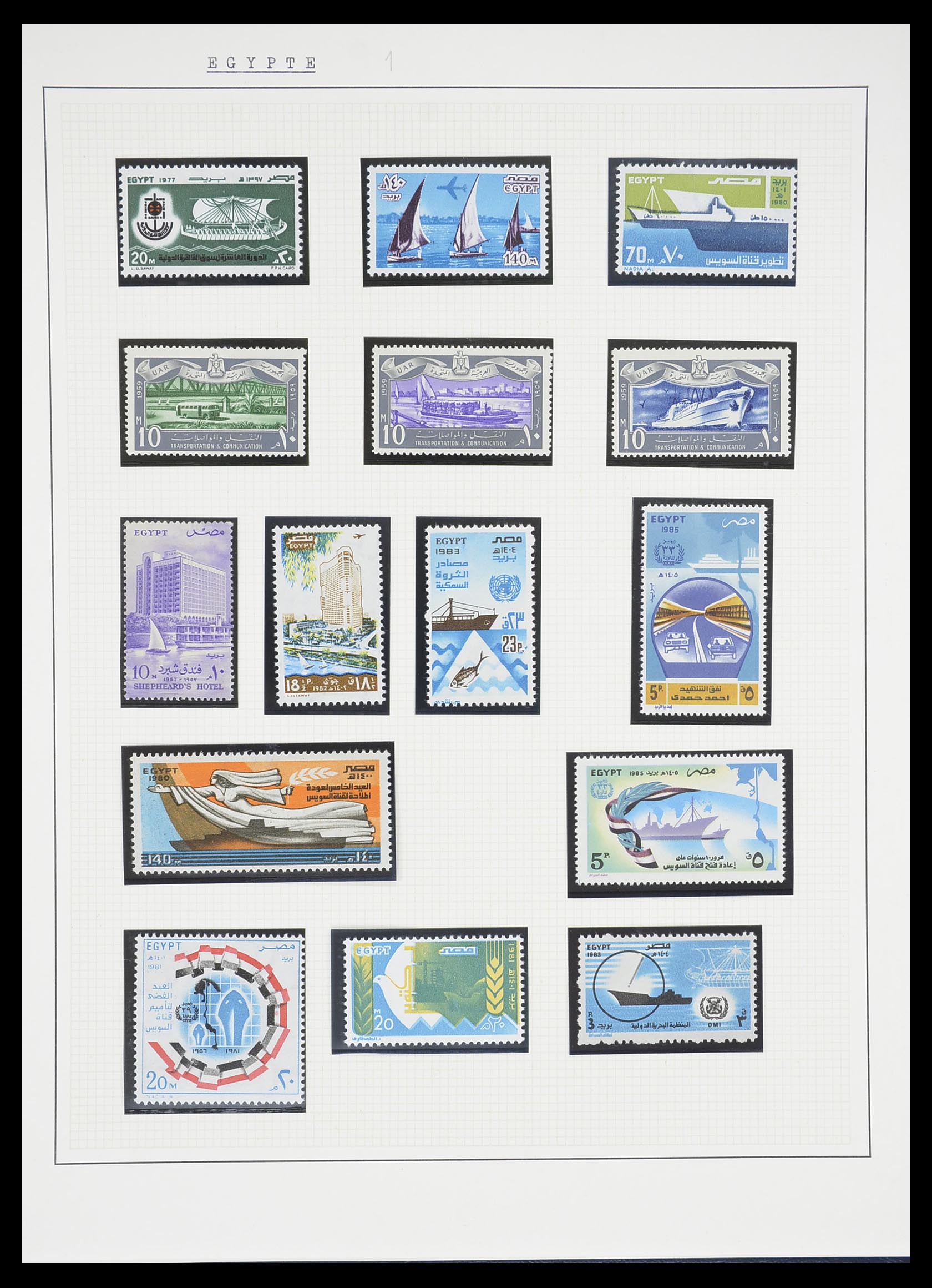 33750 0006 - Stamp collection 33750 Thematics ships 1900-2017!