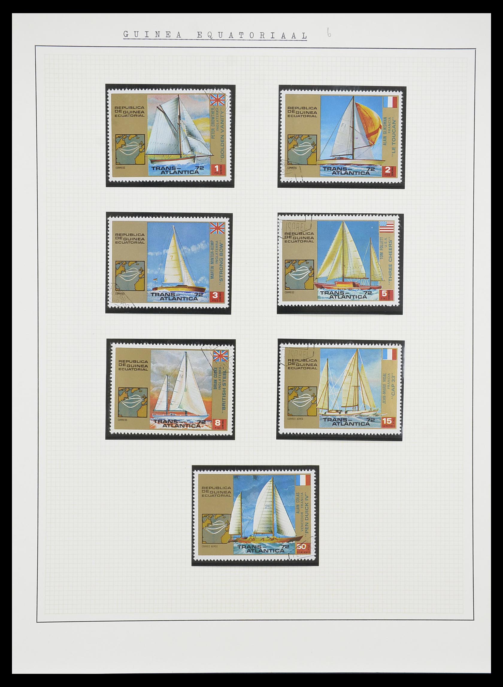 33750 0015 - Postzegelverzameling 33750 Motief schepen 1900-2017!